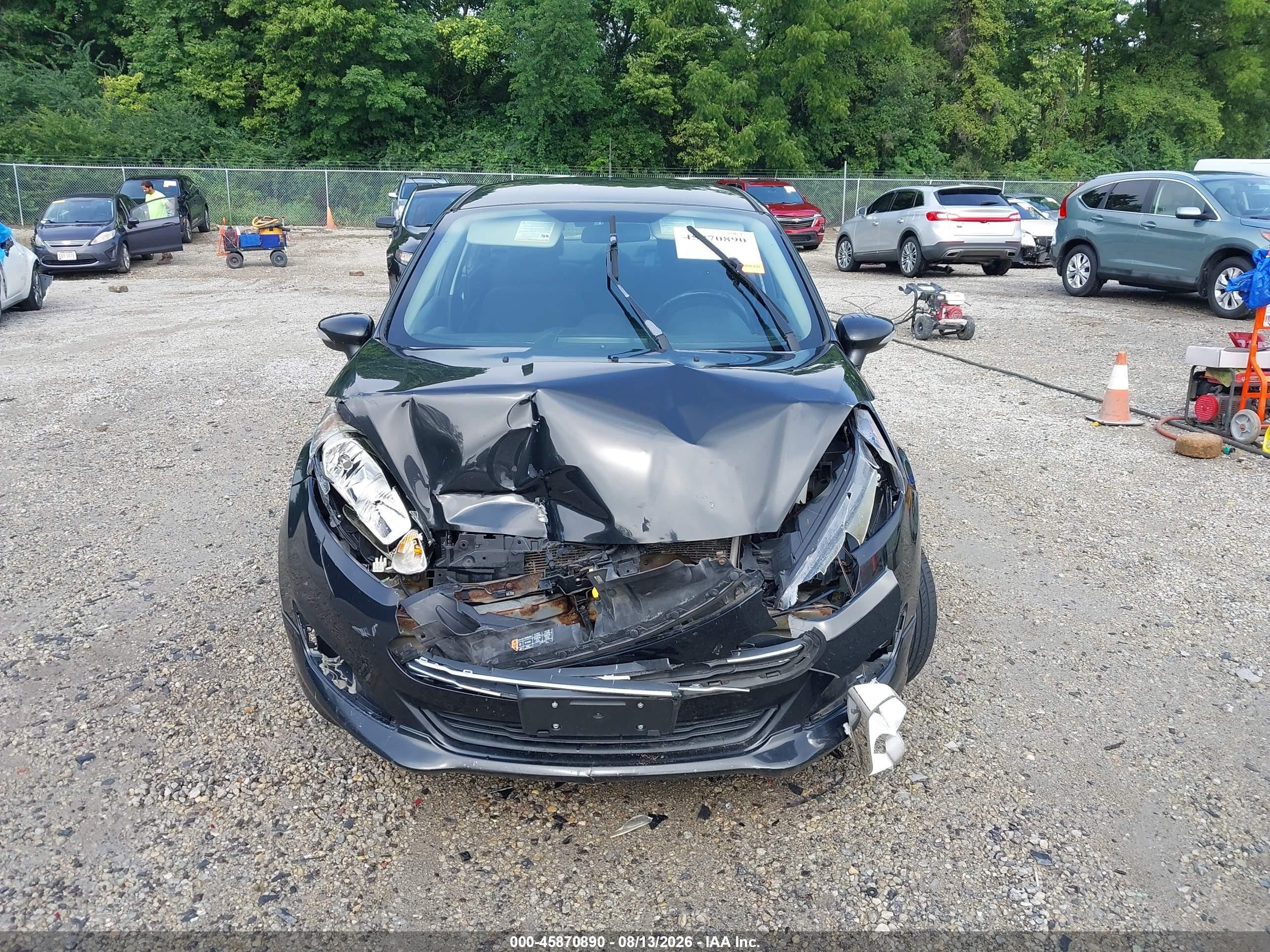 2015 Ford Fiesta Se Черный vin: 3FADP4BJ5FM187628