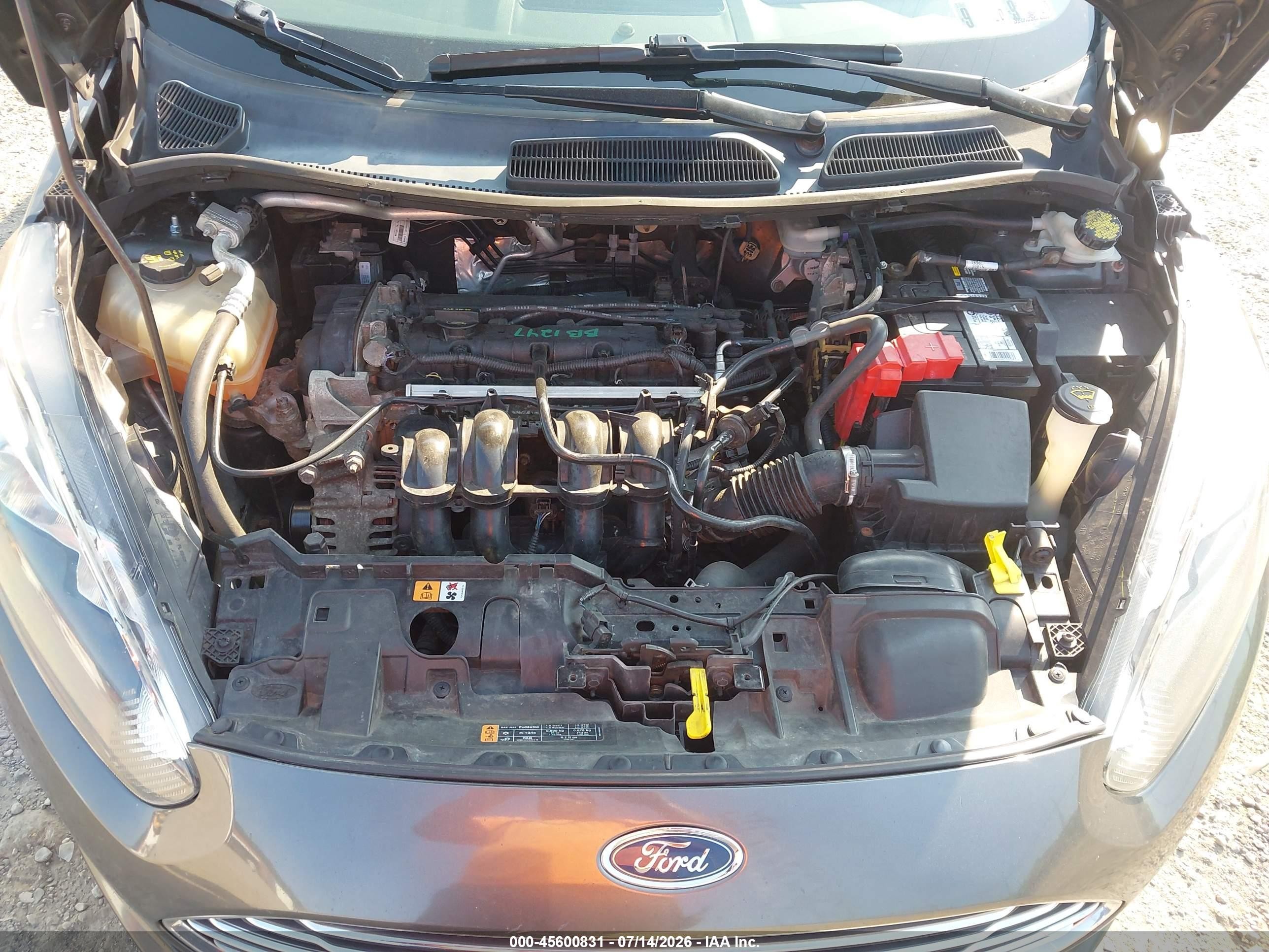 2015 Ford Fiesta Se Серый vin: 3FADP4BJ5FM210745