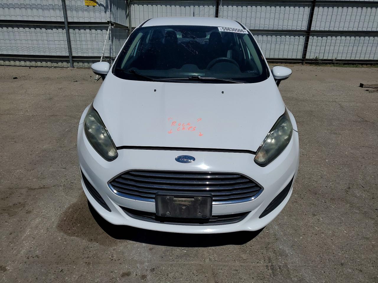 2015 Ford Fiesta Se White vin: 3FADP4BJ5FM211023