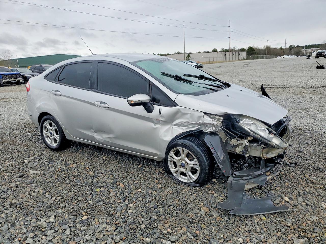 2015 Ford Fiesta Se Silver vin: 3FADP4BJ5FM214312