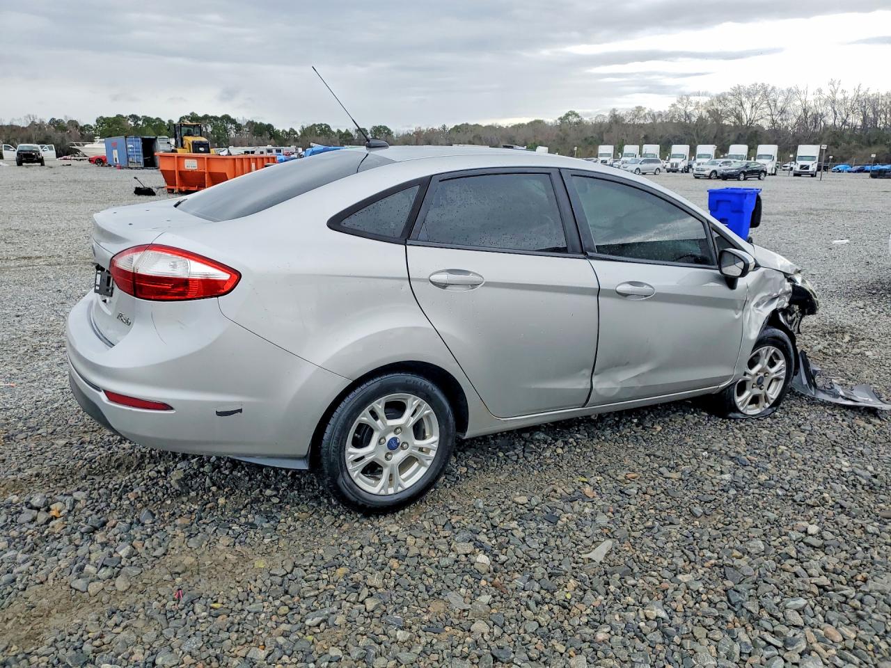 2015 Ford Fiesta Se Silver vin: 3FADP4BJ5FM214312