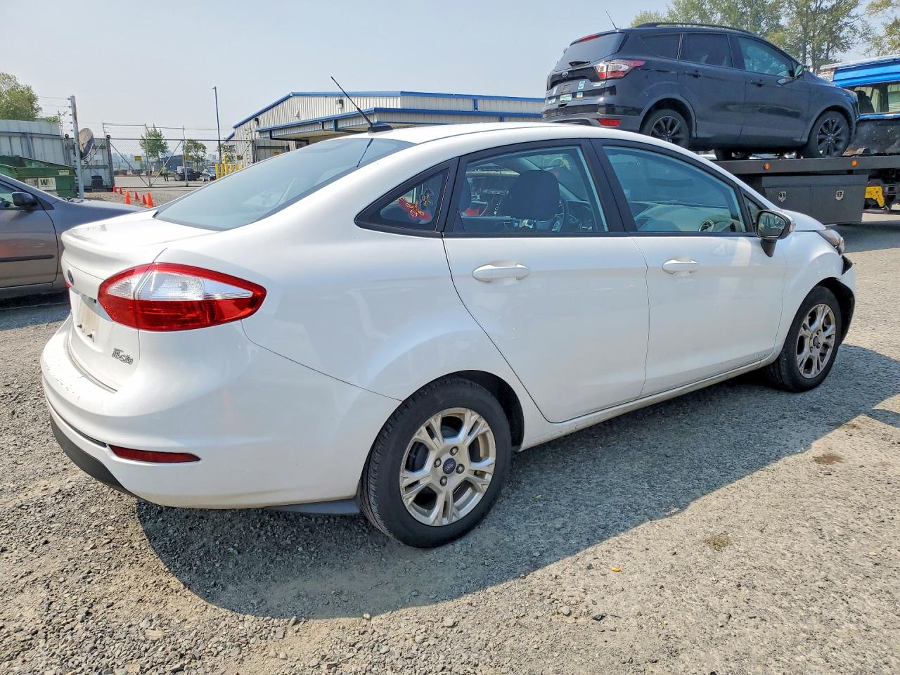 2015 Ford Fiesta Se White vin: 3FADP4BJ5FM225536
