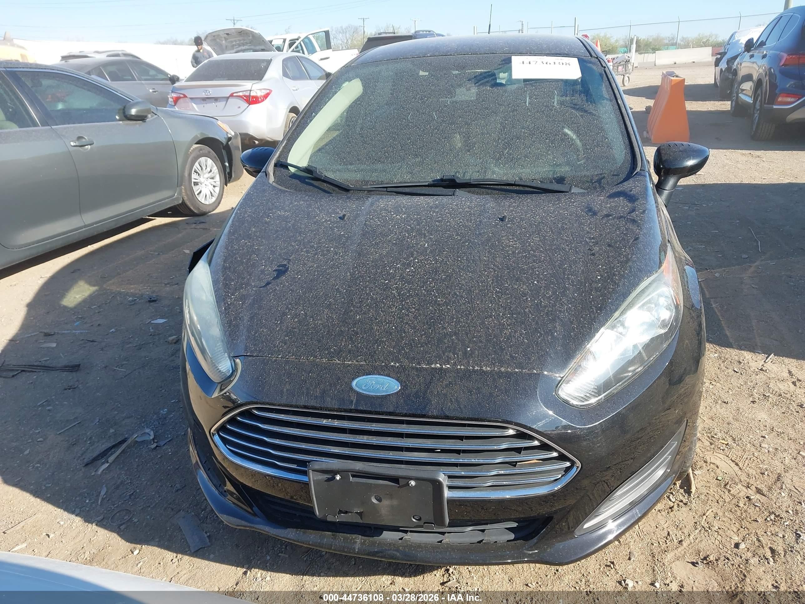 2019 Ford Fiesta Se Black vin: 3FADP4BJ5KM117203