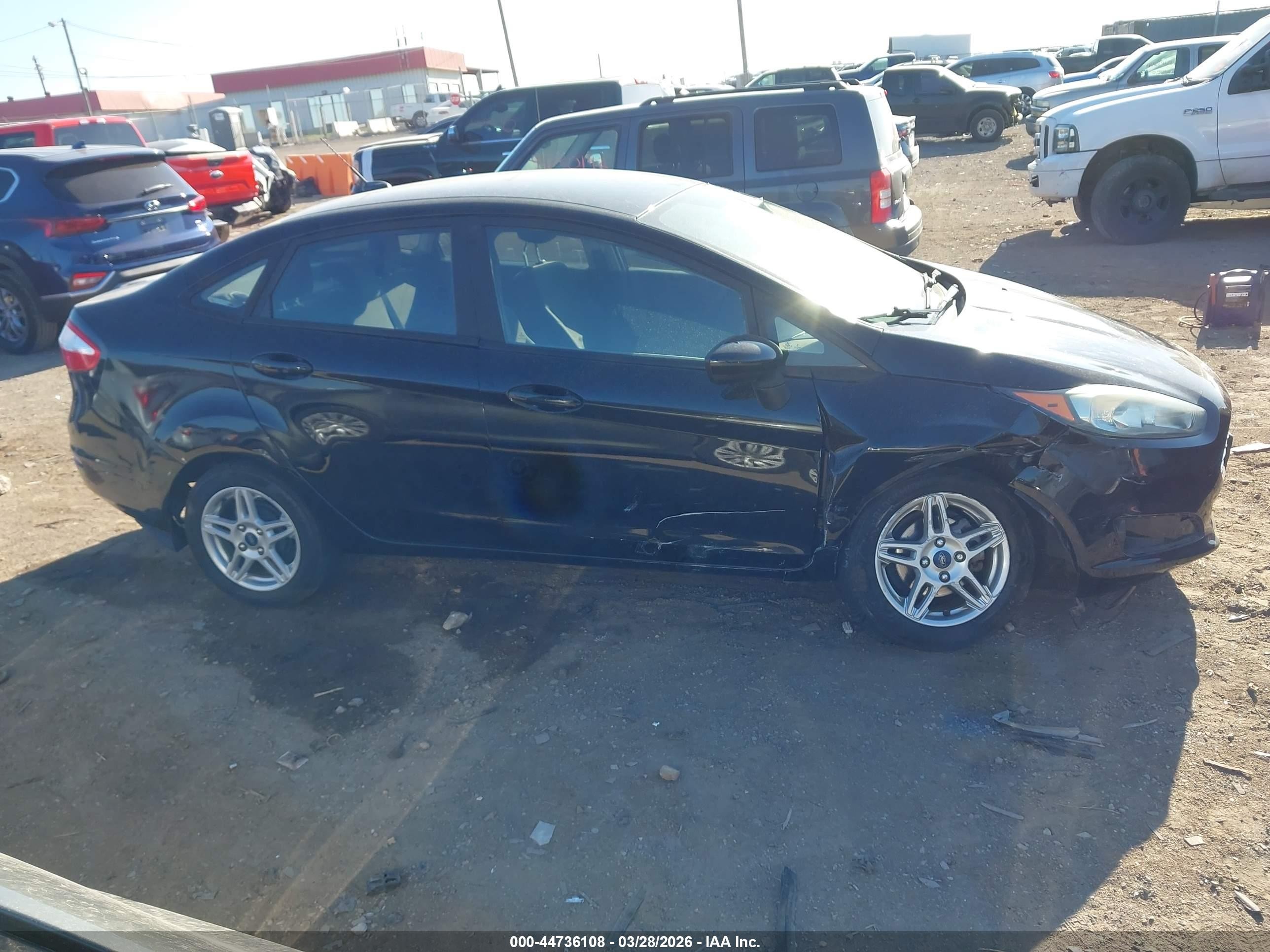 2019 Ford Fiesta Se Black vin: 3FADP4BJ5KM117203