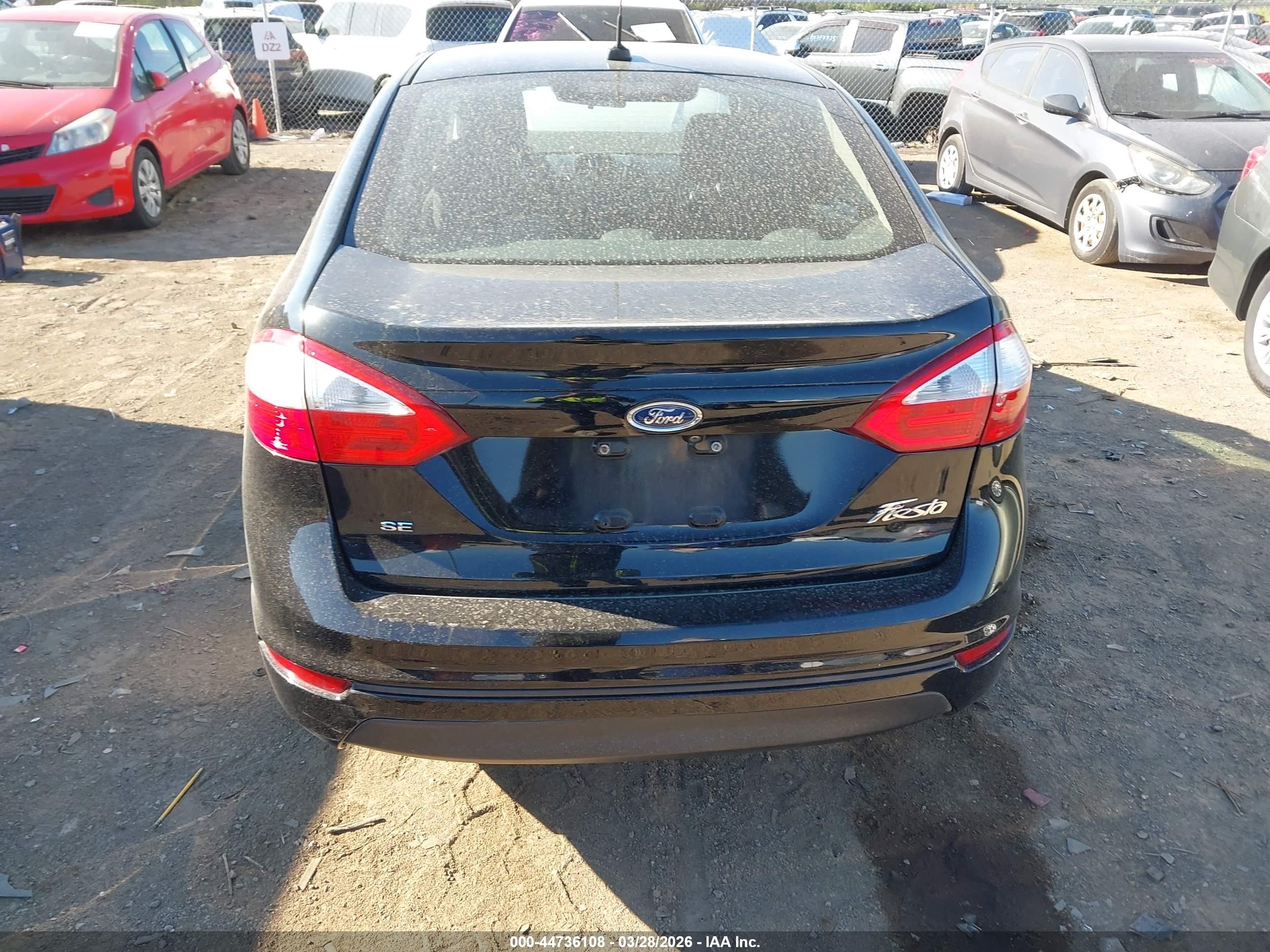 2019 Ford Fiesta Se Black vin: 3FADP4BJ5KM117203