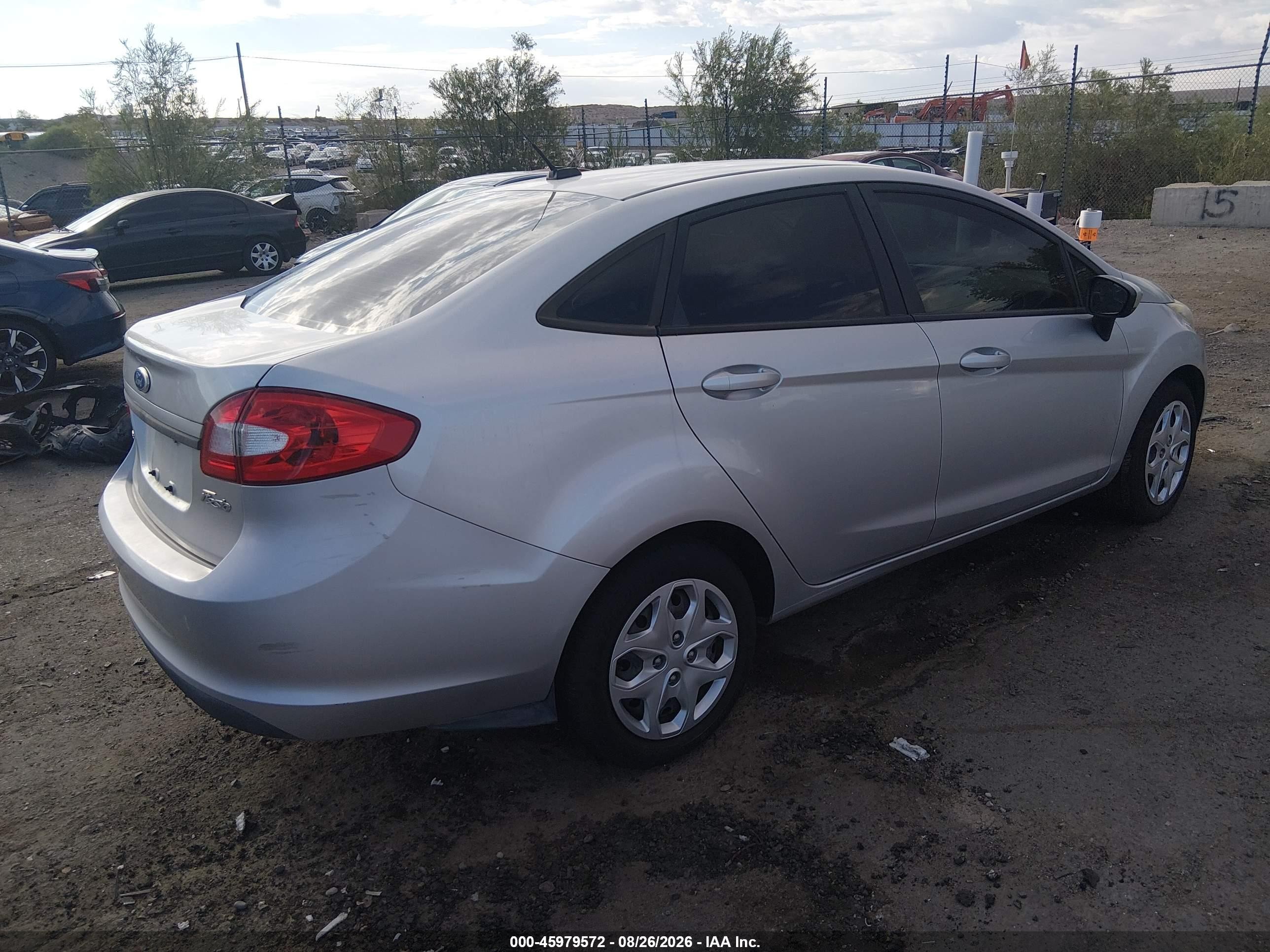 2011 Ford Fiesta Se Silver vin: 3FADP4BJ6BM137945