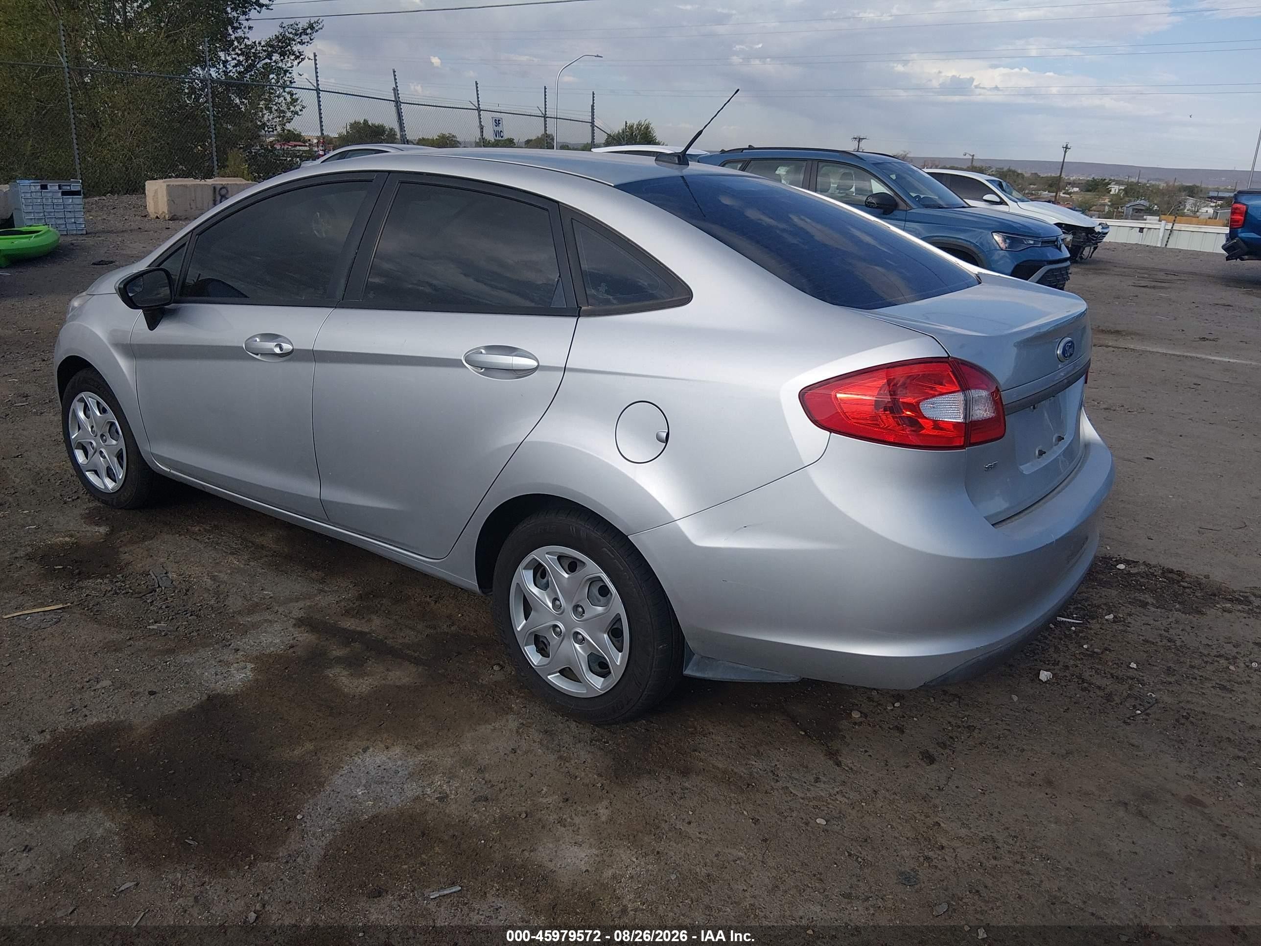 2011 Ford Fiesta Se Silver vin: 3FADP4BJ6BM137945