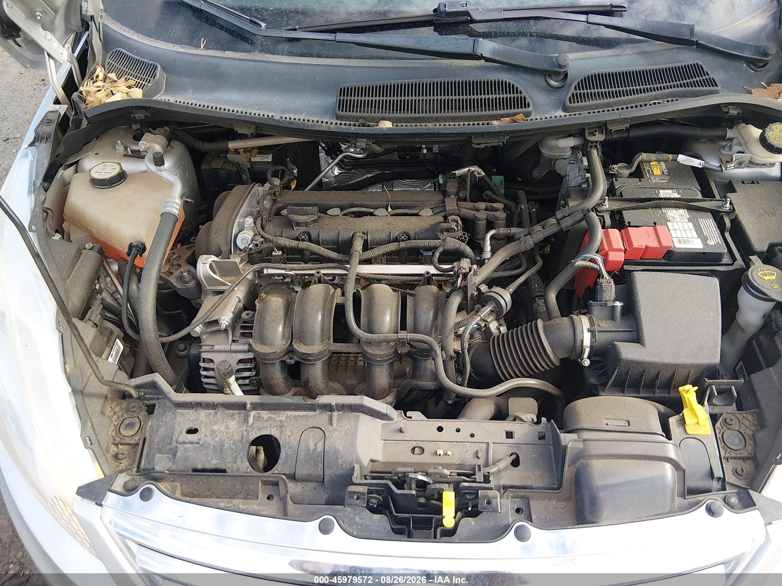 2011 Ford Fiesta Se Silver vin: 3FADP4BJ6BM137945