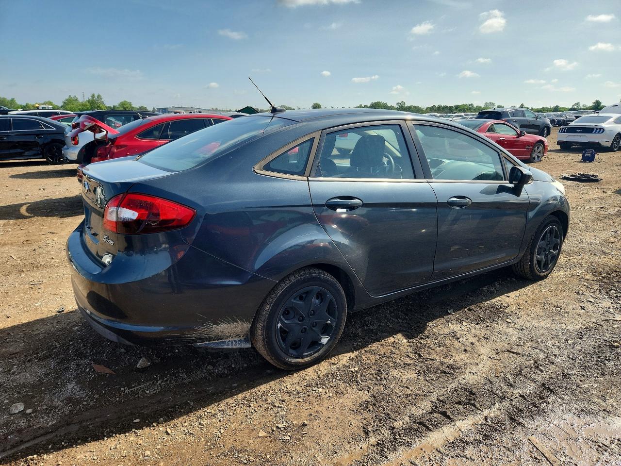 2011 Ford Fiesta Se Blue vin: 3FADP4BJ6BM157273