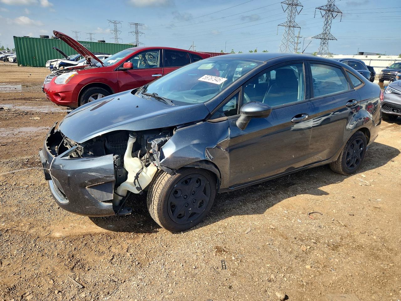 2011 Ford Fiesta Se Blue vin: 3FADP4BJ6BM157273