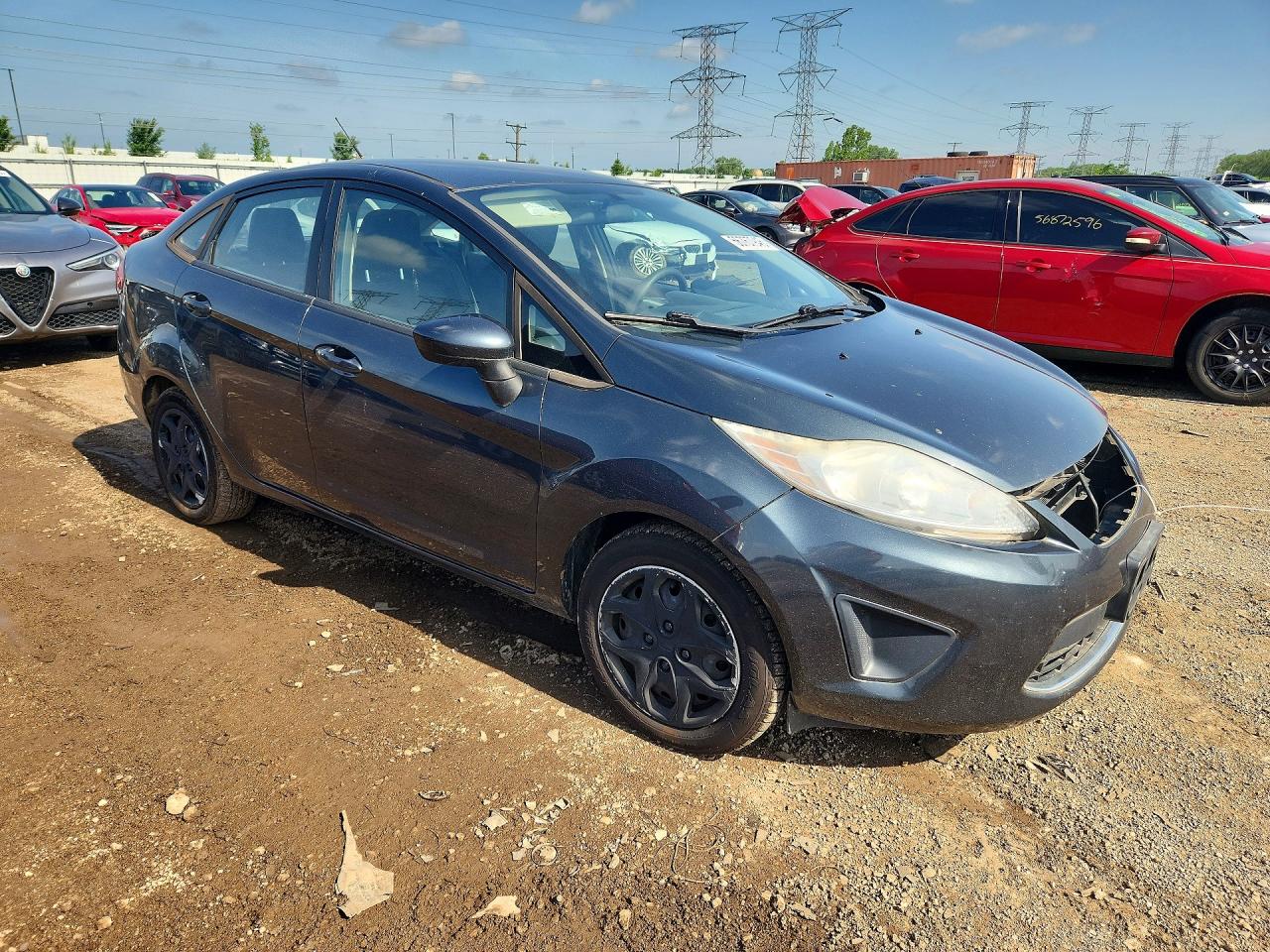 2011 Ford Fiesta Se Blue vin: 3FADP4BJ6BM157273