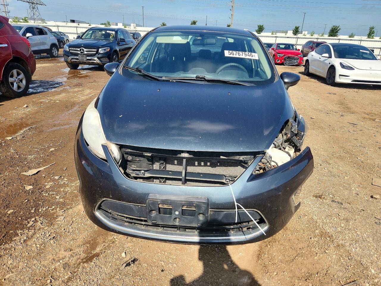 2011 Ford Fiesta Se Blue vin: 3FADP4BJ6BM157273