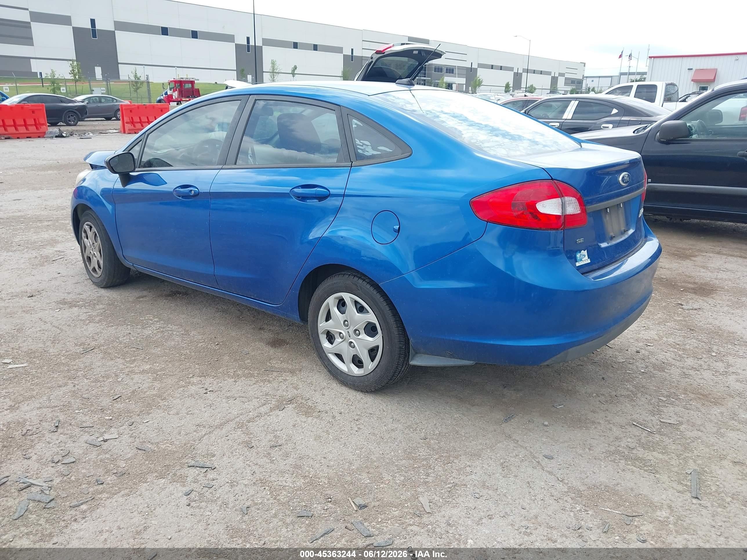 2011 Ford Fiesta Se Синий vin: 3FADP4BJ6BM176227