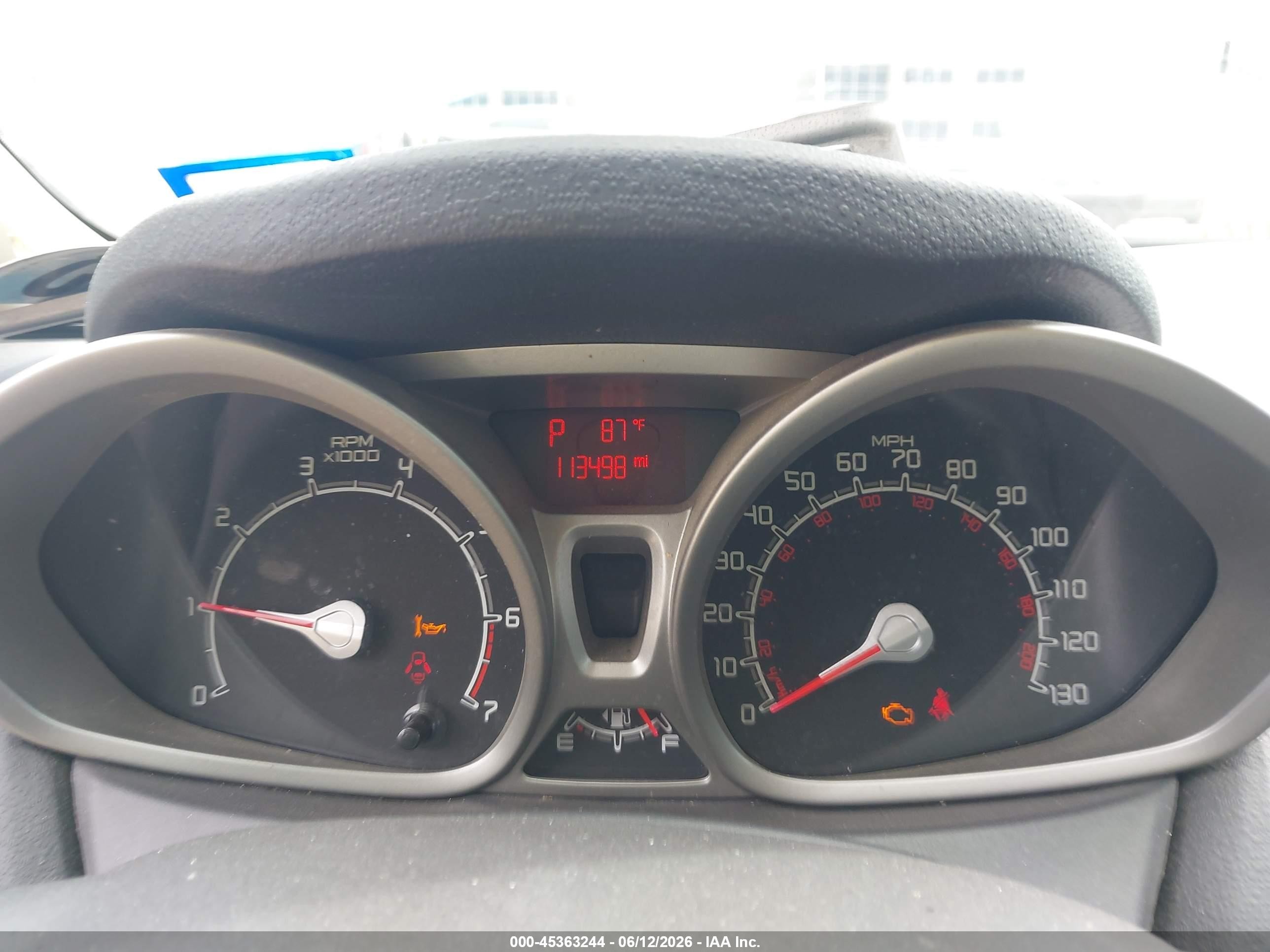 2011 Ford Fiesta Se Синий vin: 3FADP4BJ6BM176227