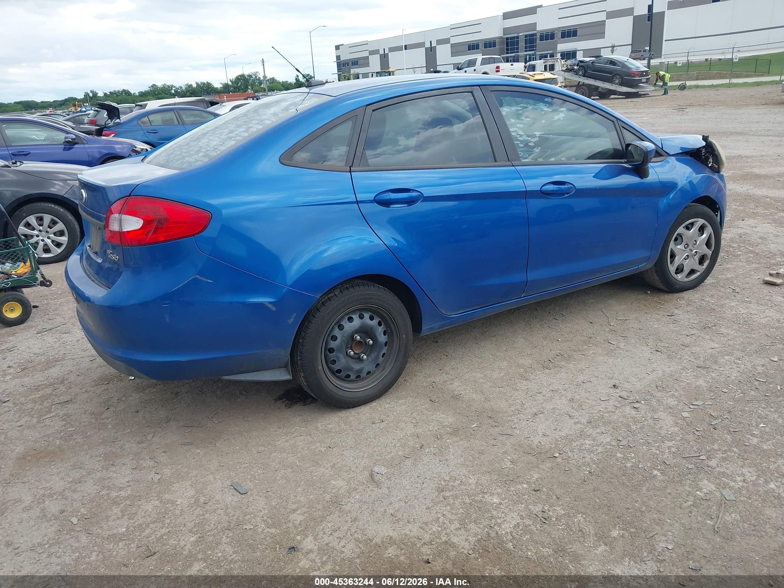 2011 Ford Fiesta Se Синий vin: 3FADP4BJ6BM176227