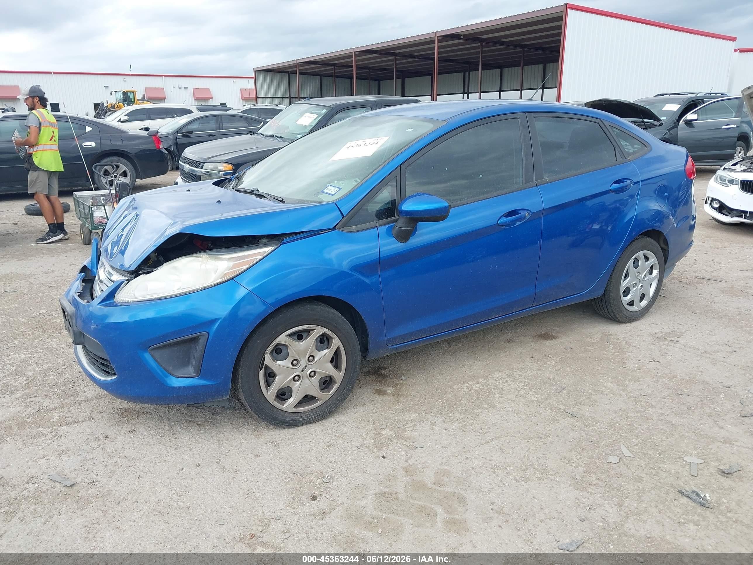 2011 Ford Fiesta Se Синий vin: 3FADP4BJ6BM176227