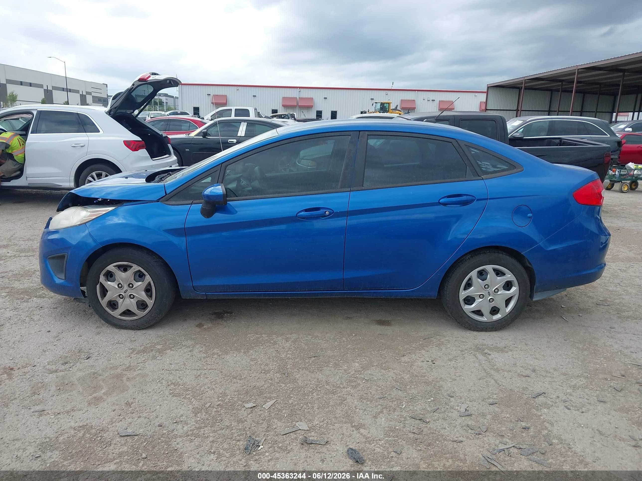 2011 Ford Fiesta Se Синий vin: 3FADP4BJ6BM176227