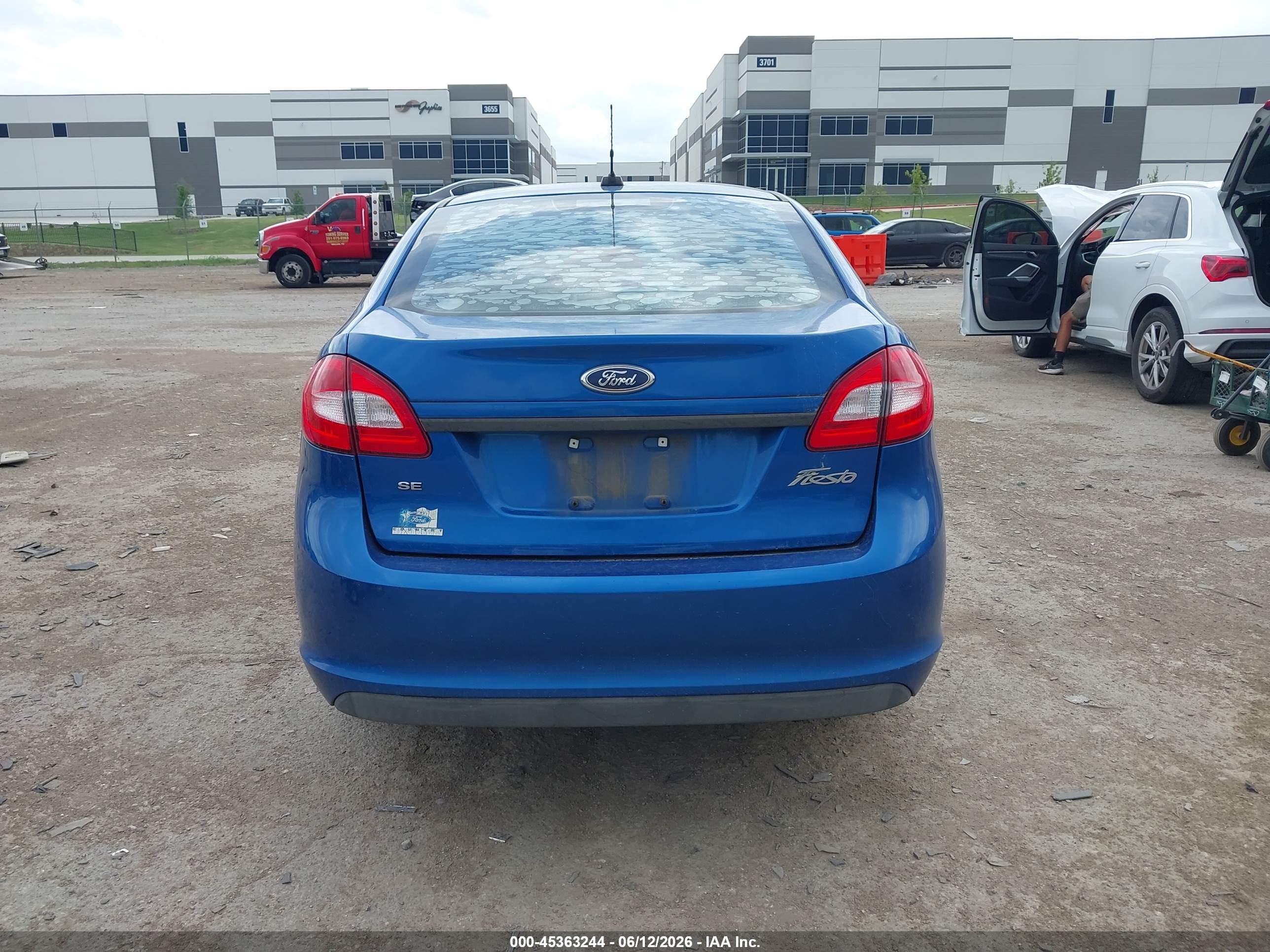 2011 Ford Fiesta Se Синий vin: 3FADP4BJ6BM176227