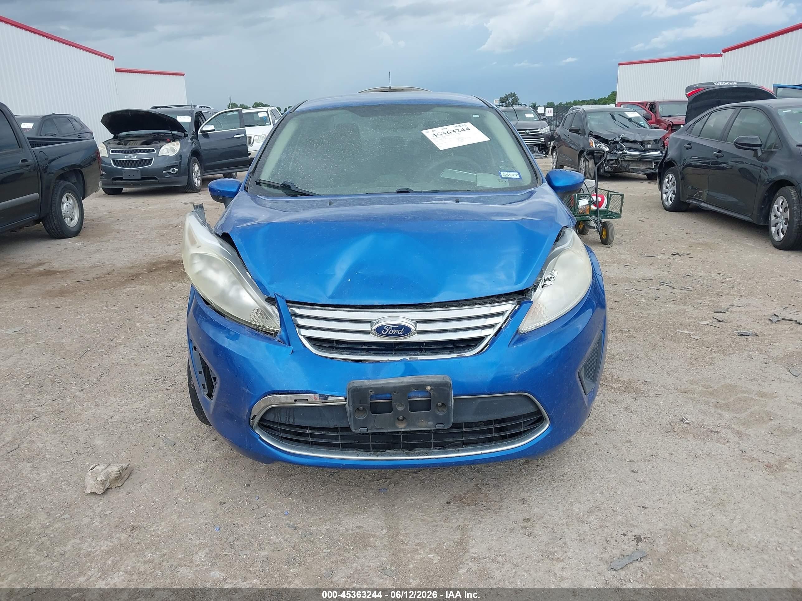 2011 Ford Fiesta Se Синий vin: 3FADP4BJ6BM176227