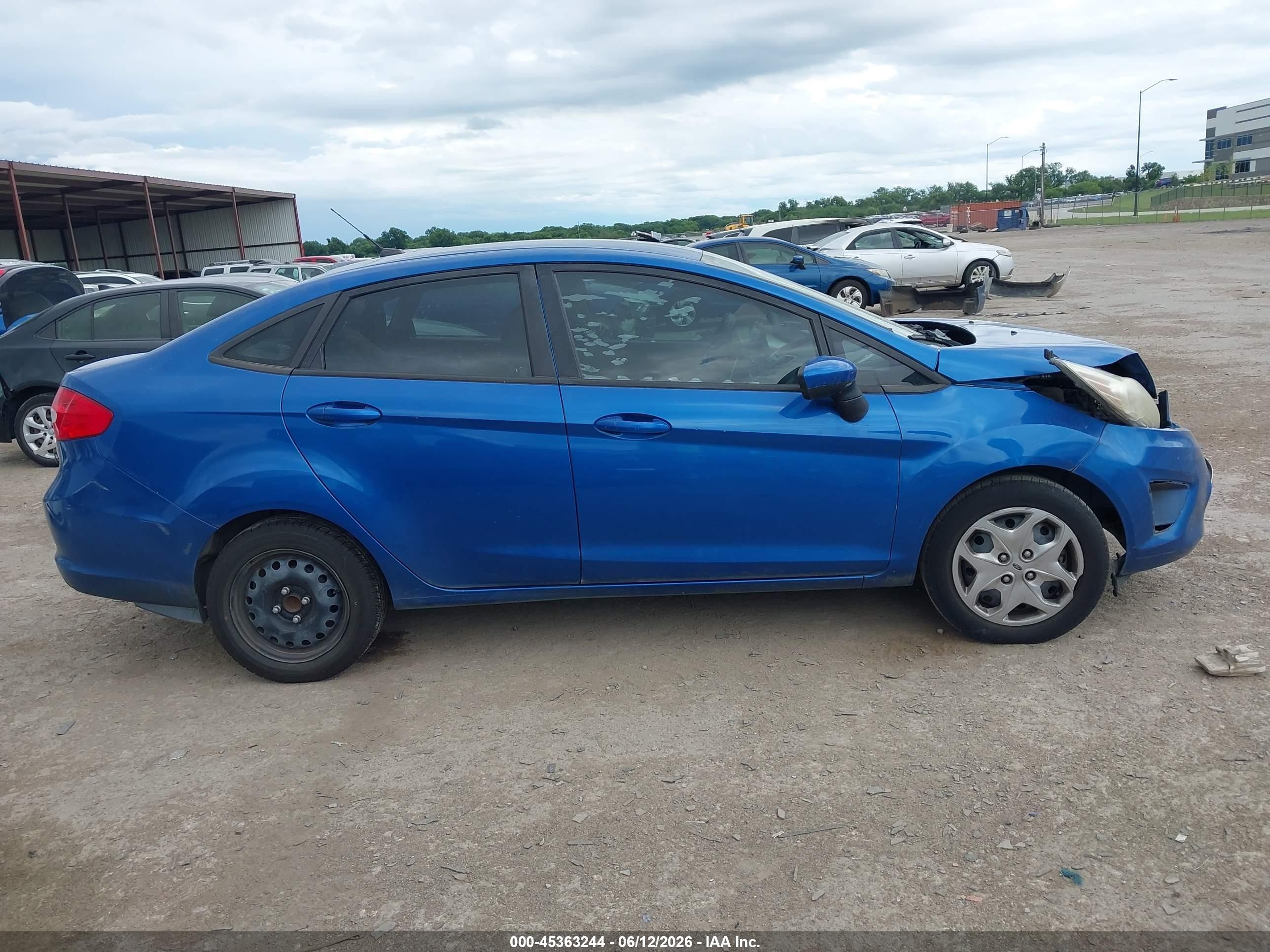 2011 Ford Fiesta Se Синий vin: 3FADP4BJ6BM176227
