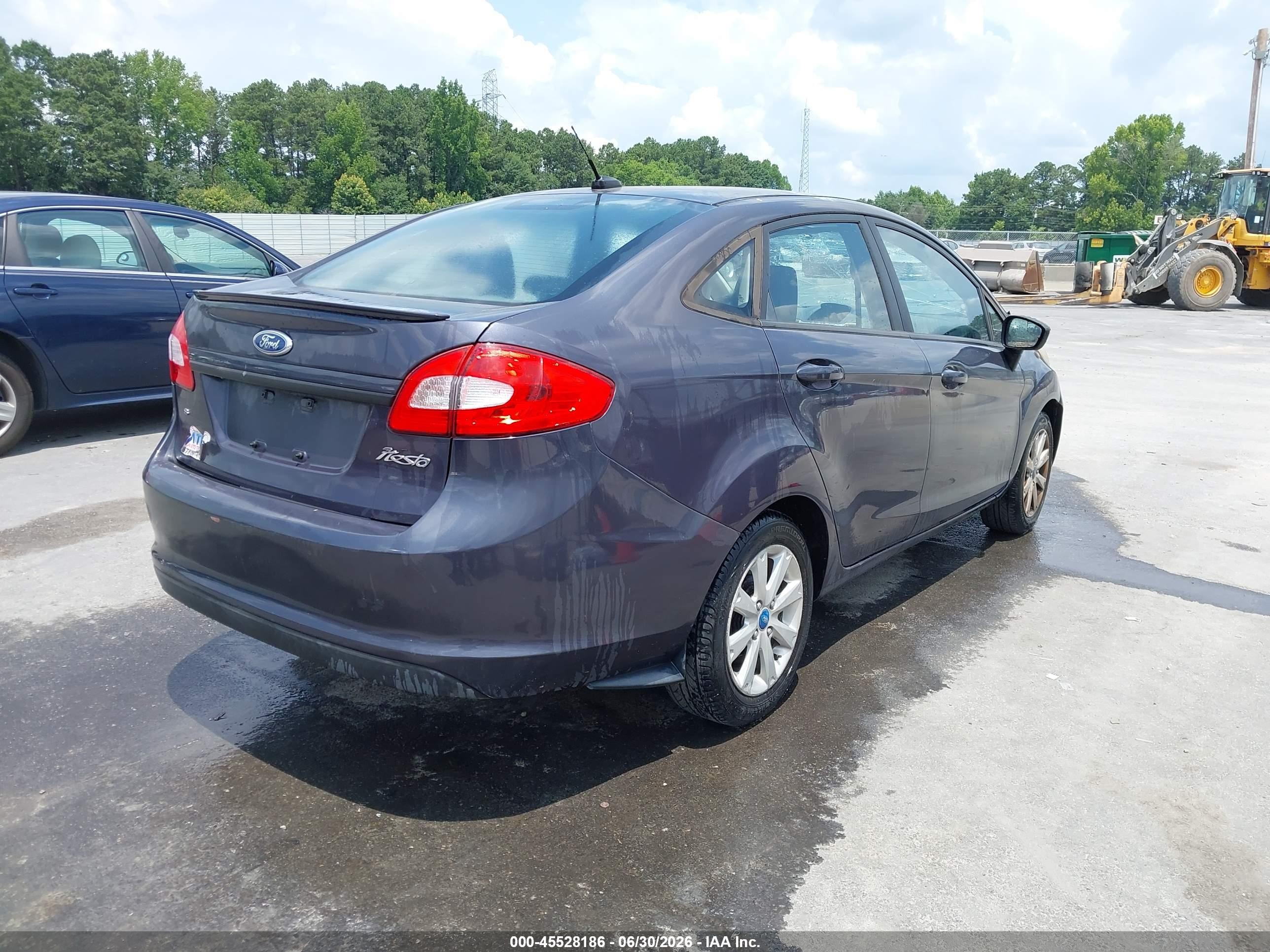 2012 Ford Fiesta Se Dark Blue vin: 3FADP4BJ6CM114733