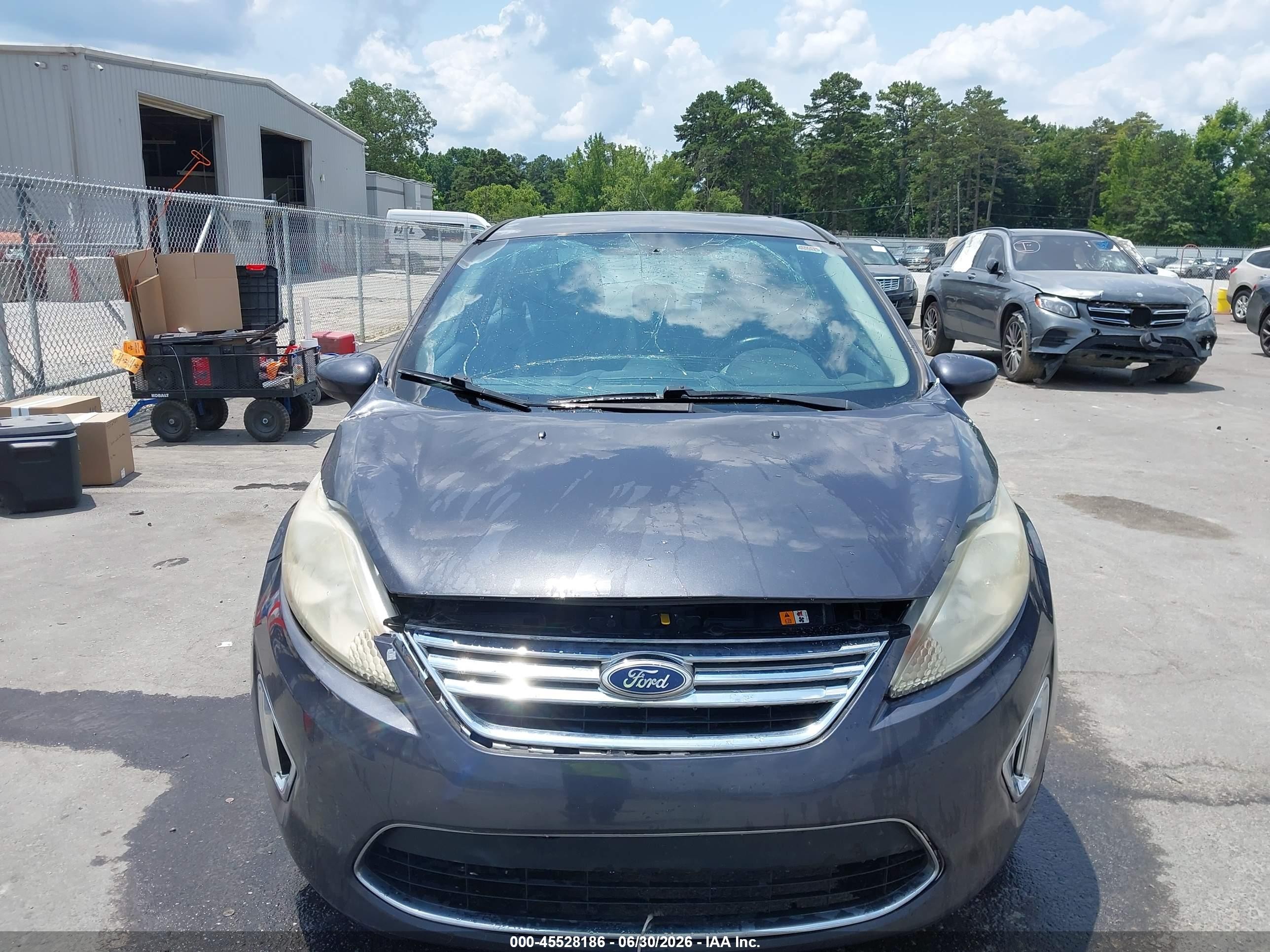 2012 Ford Fiesta Se Dark Blue vin: 3FADP4BJ6CM114733