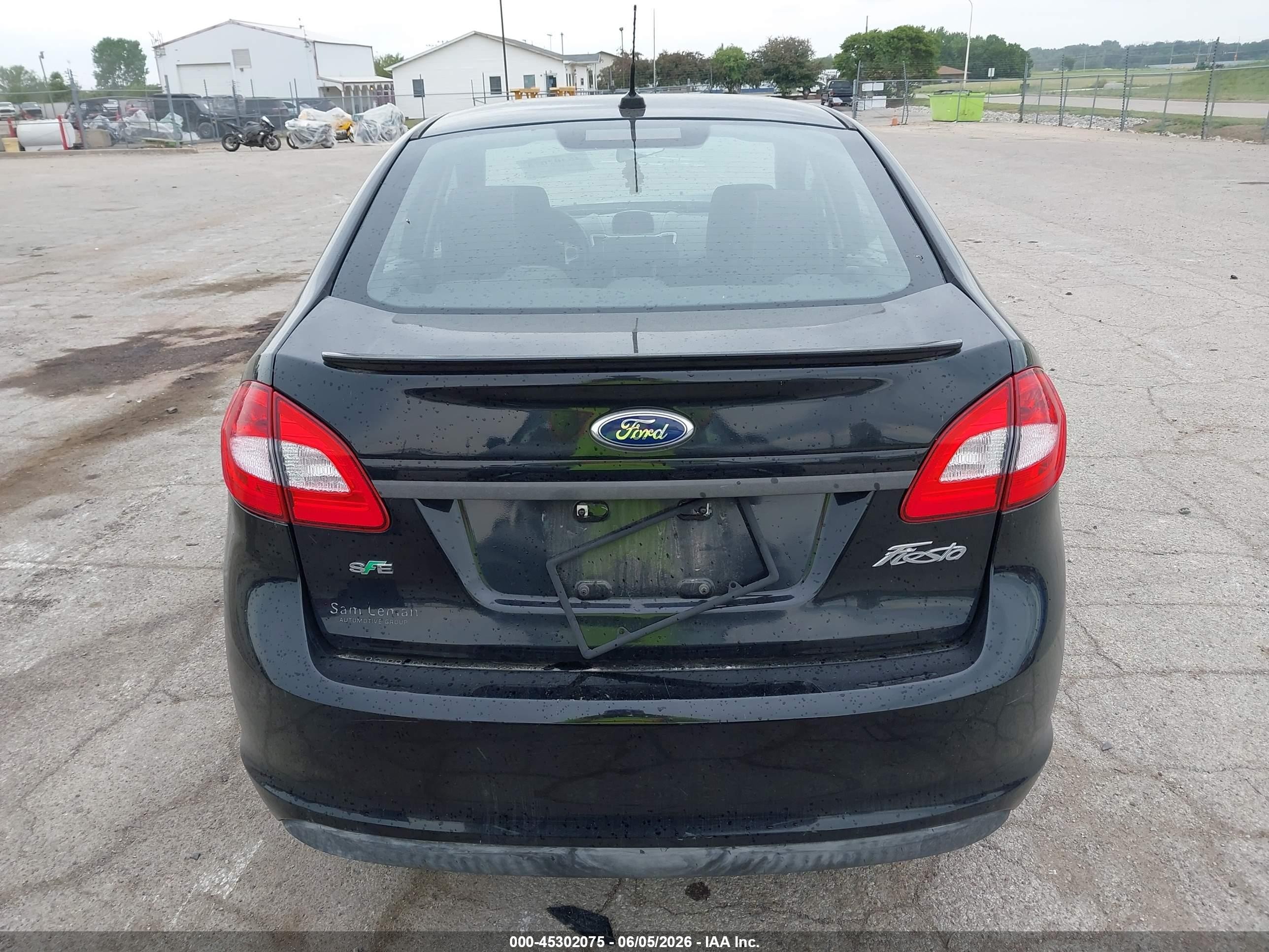 2012 Ford Fiesta Se Black vin: 3FADP4BJ6CM128745