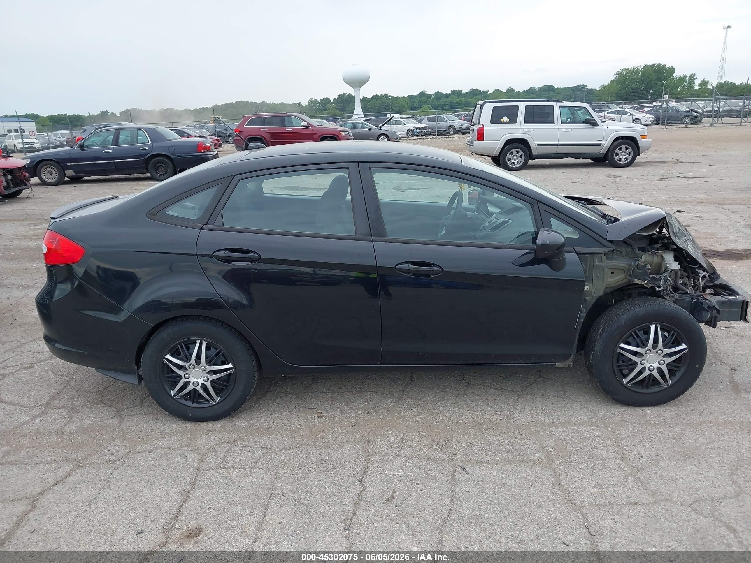 2012 Ford Fiesta Se Black vin: 3FADP4BJ6CM128745