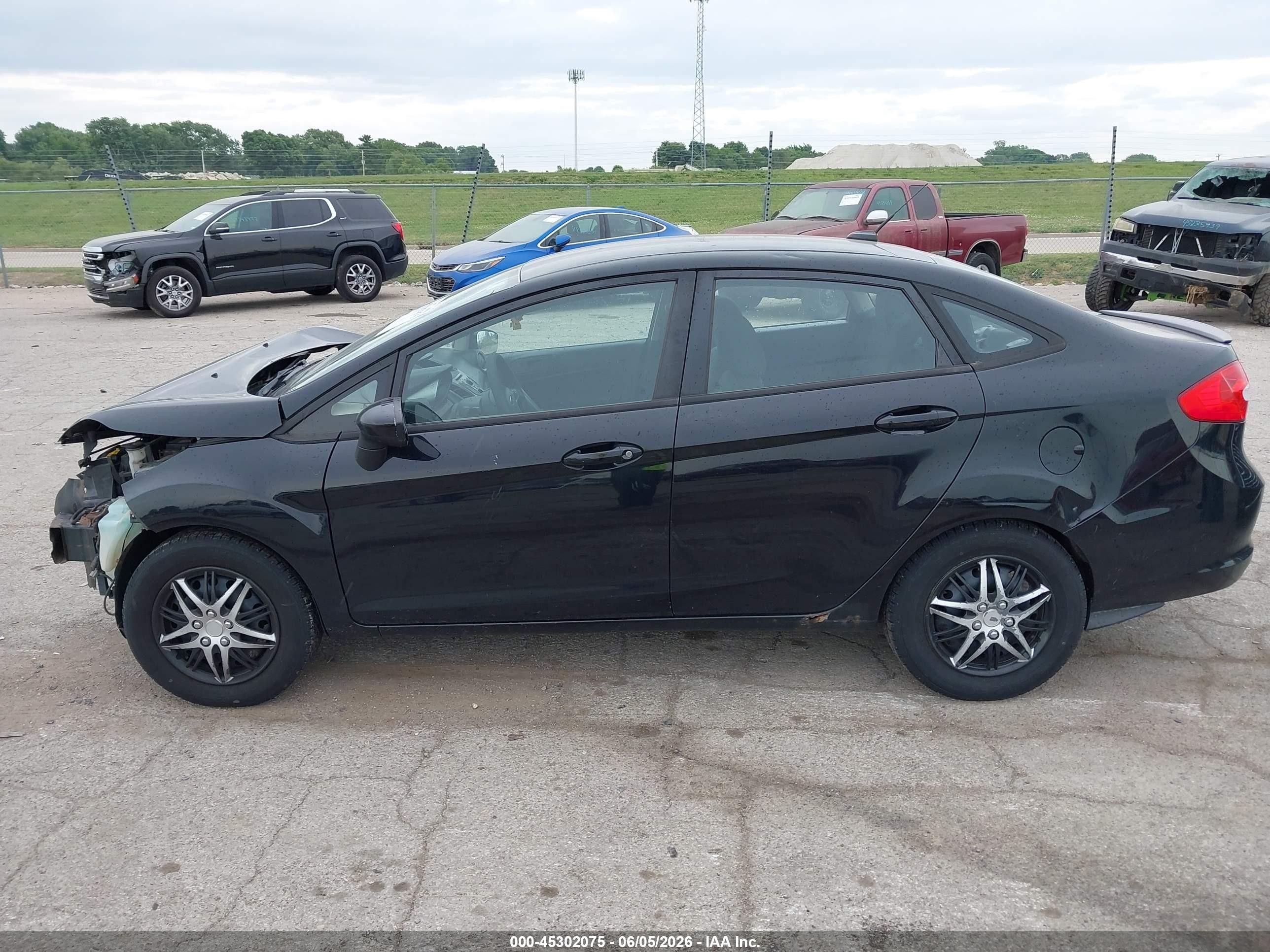 2012 Ford Fiesta Se Black vin: 3FADP4BJ6CM128745