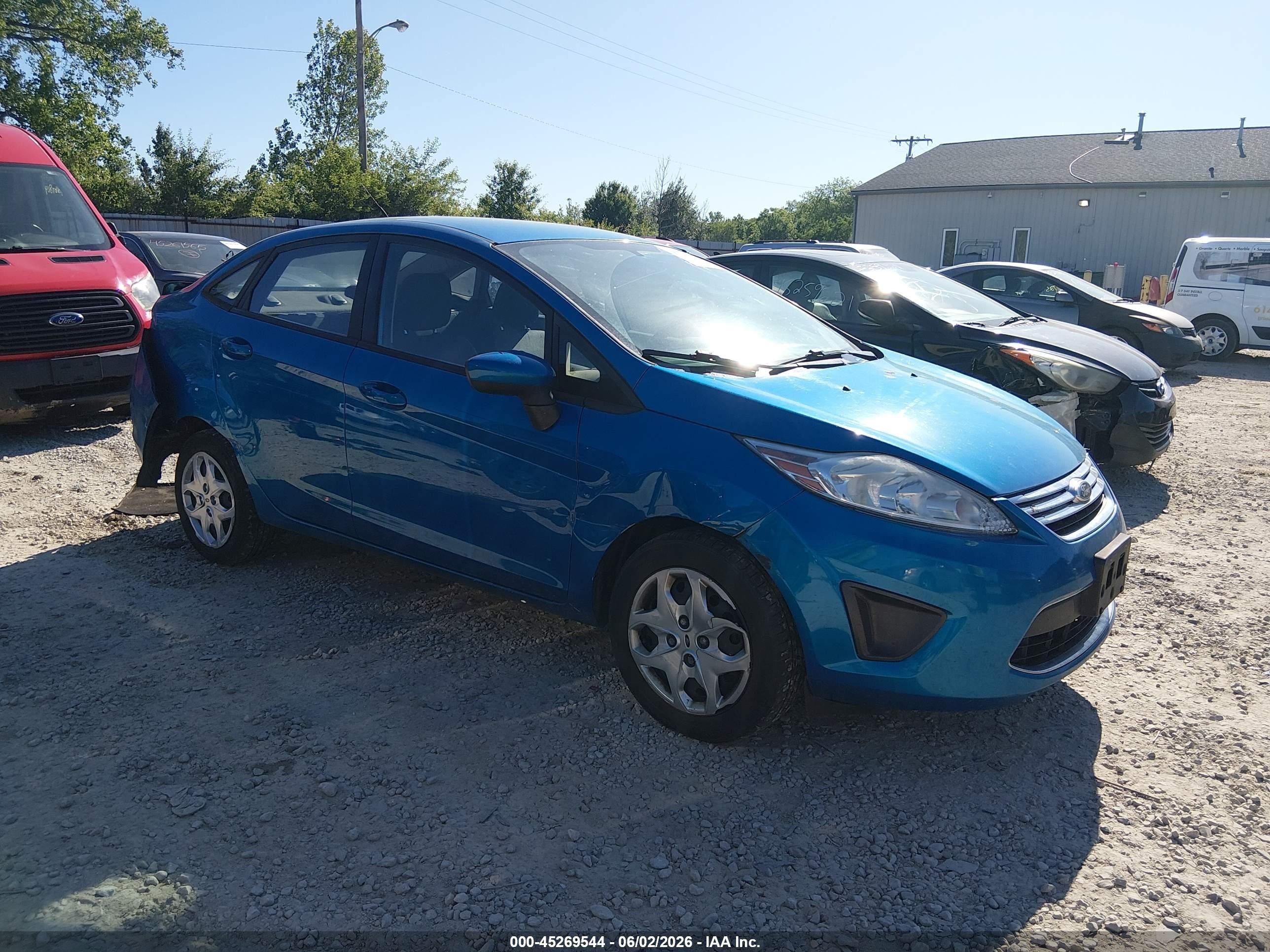 2012 Ford Fiesta Se Blue vin: 3FADP4BJ6CM150373