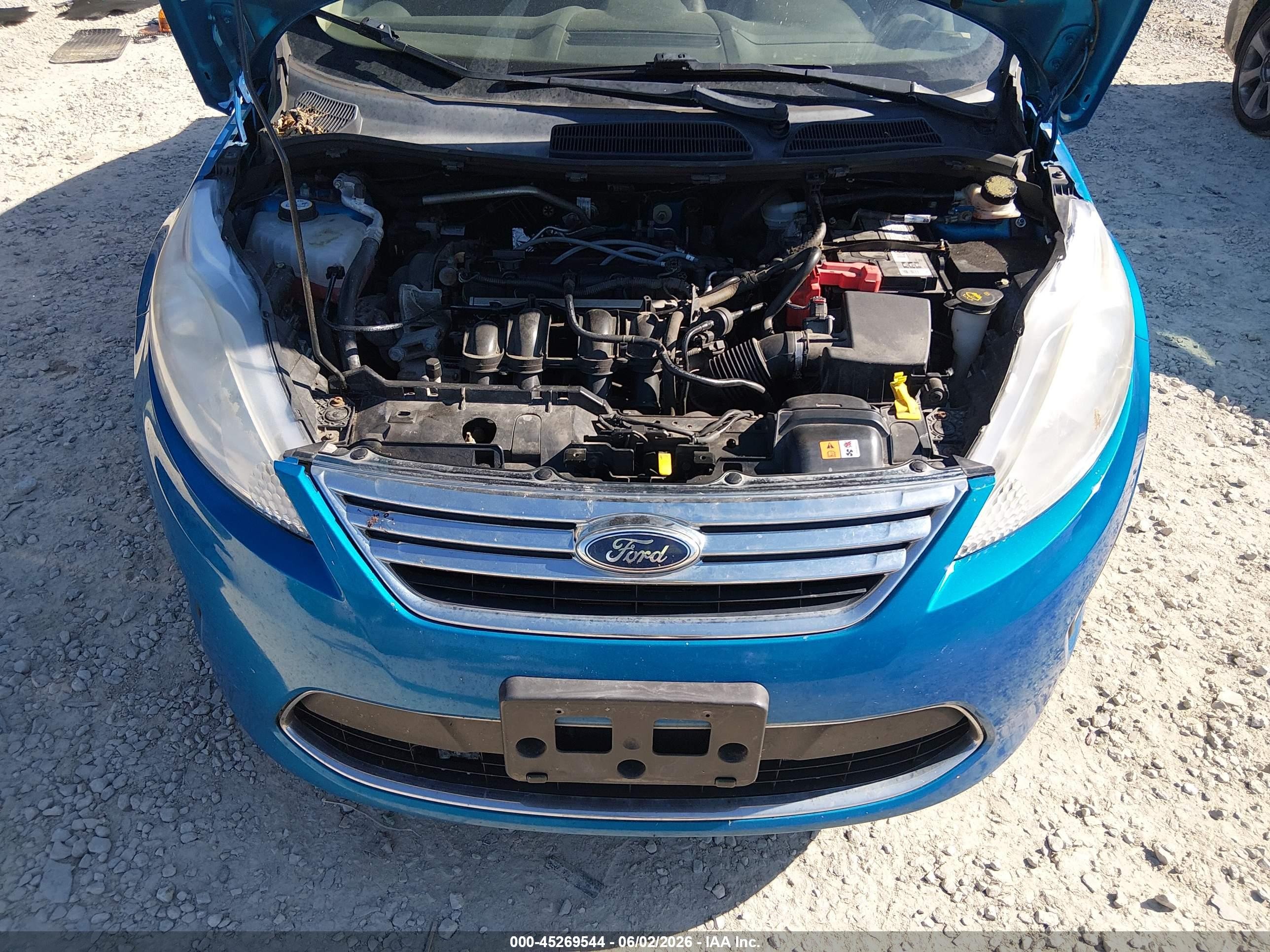 2012 Ford Fiesta Se Blue vin: 3FADP4BJ6CM150373