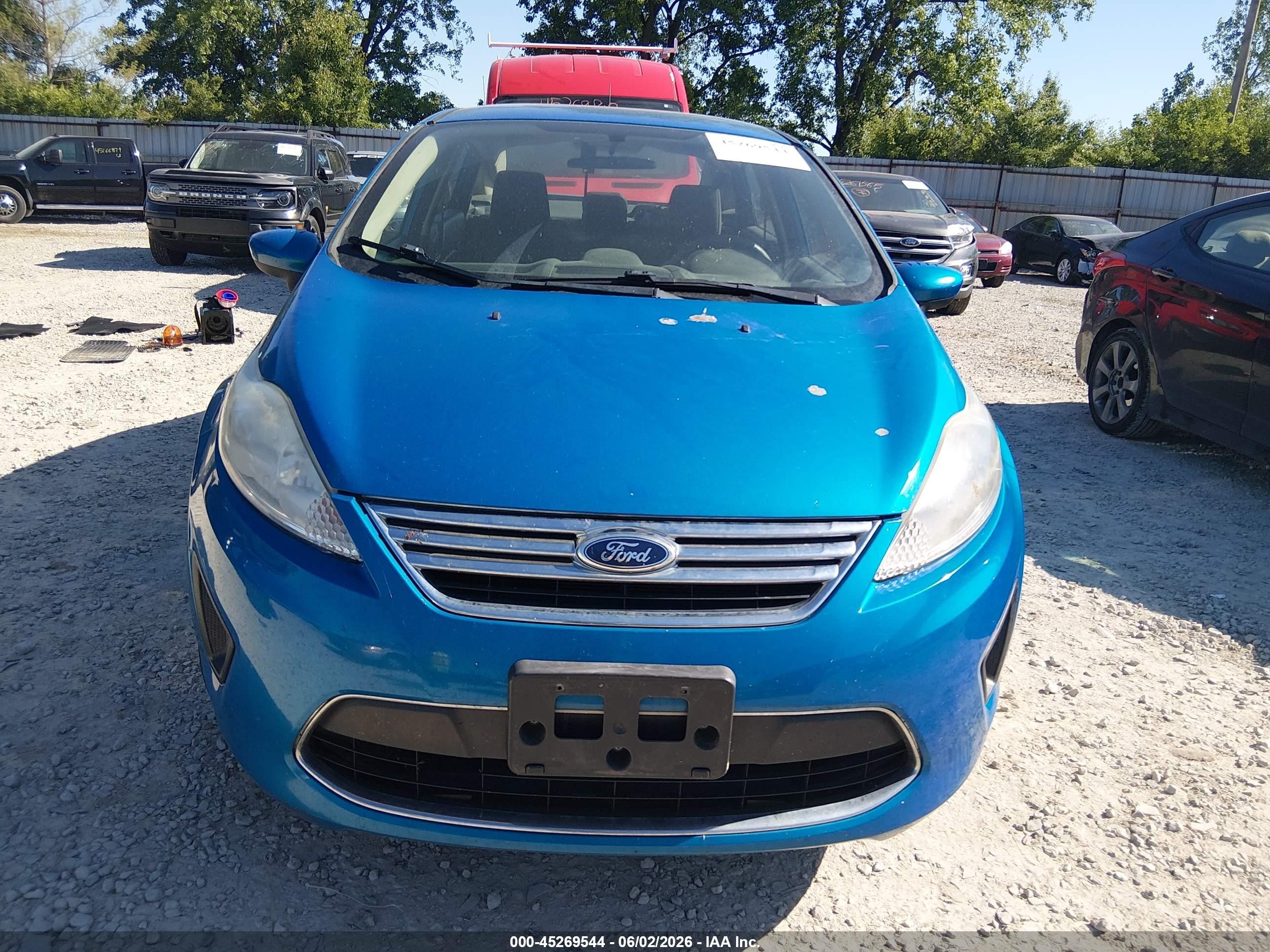 2012 Ford Fiesta Se Blue vin: 3FADP4BJ6CM150373