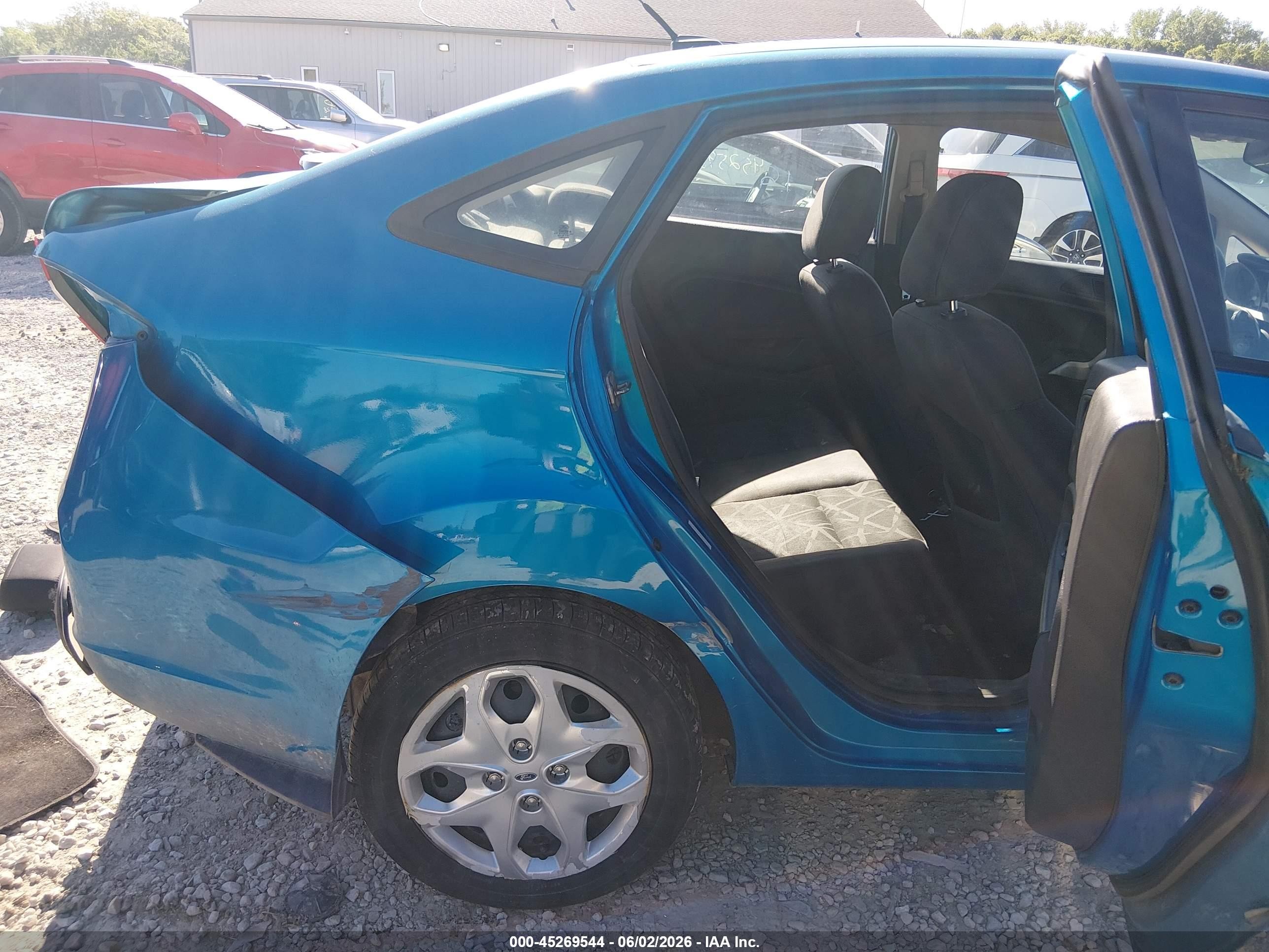 2012 Ford Fiesta Se Blue vin: 3FADP4BJ6CM150373