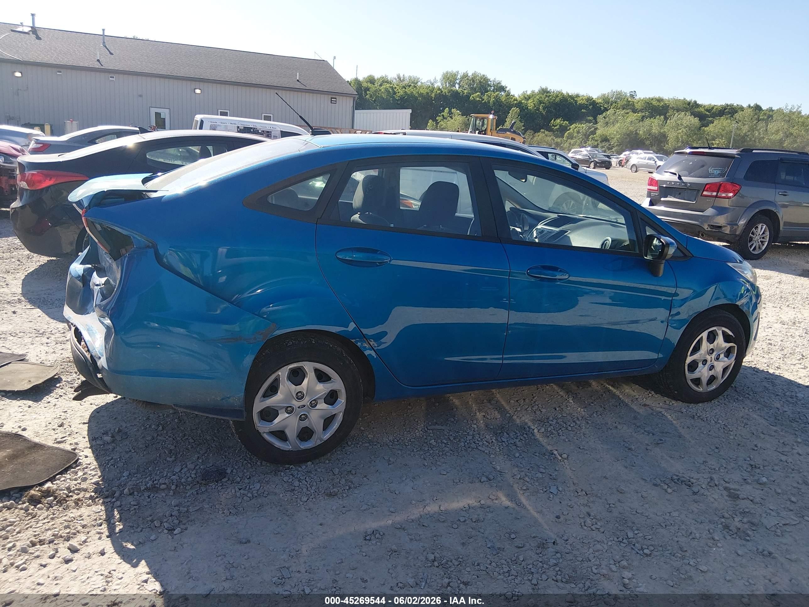 2012 Ford Fiesta Se Blue vin: 3FADP4BJ6CM150373