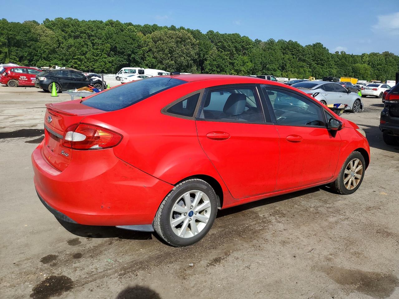 2012 Ford Fiesta Se Red vin: 3FADP4BJ6CM153368