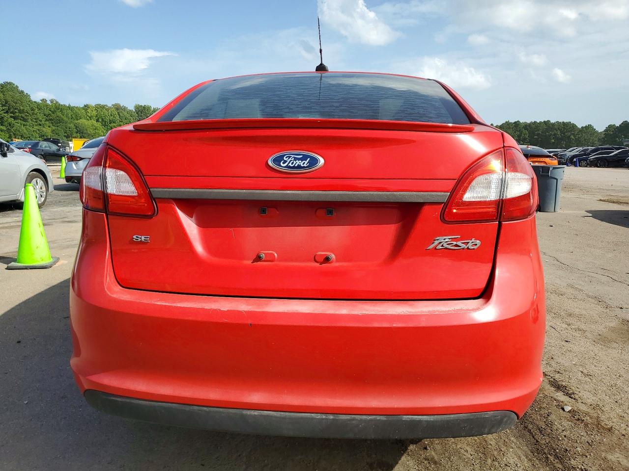2012 Ford Fiesta Se Red vin: 3FADP4BJ6CM153368