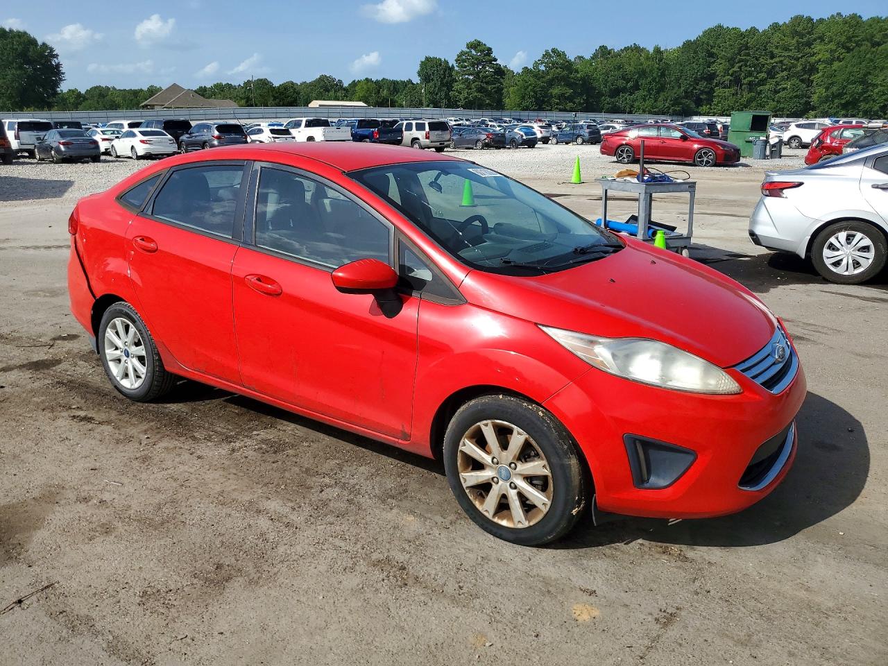 2012 Ford Fiesta Se Red vin: 3FADP4BJ6CM153368
