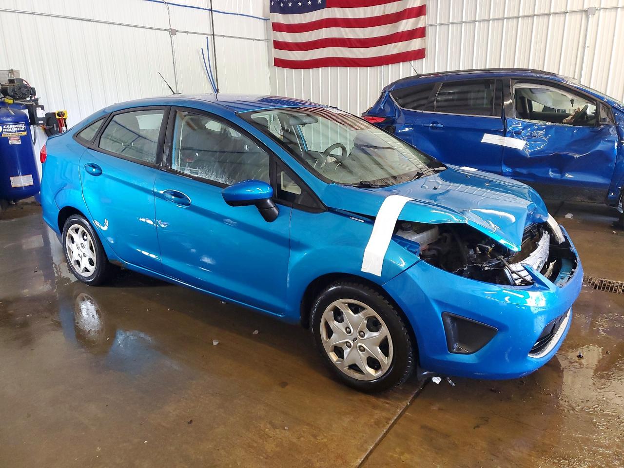 2012 Ford Fiesta Se Blue vin: 3FADP4BJ6CM156898