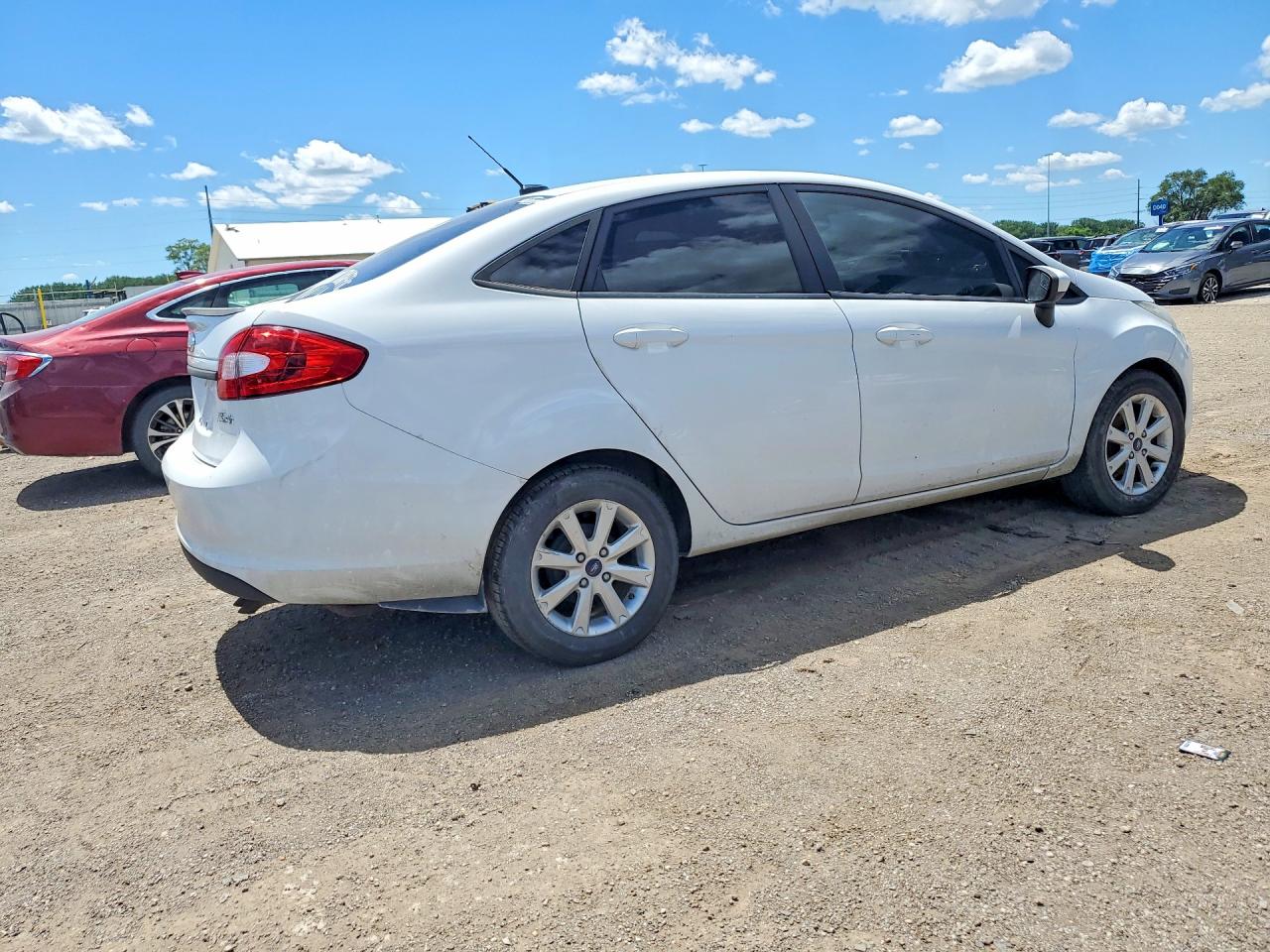 2012 Ford Fiesta Se White vin: 3FADP4BJ6CM173247