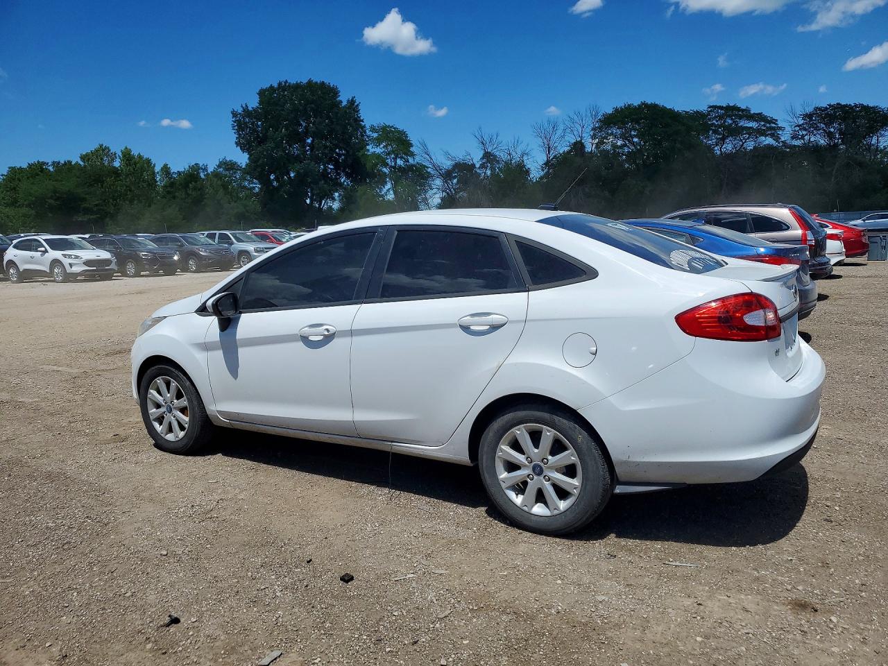 2012 Ford Fiesta Se White vin: 3FADP4BJ6CM173247