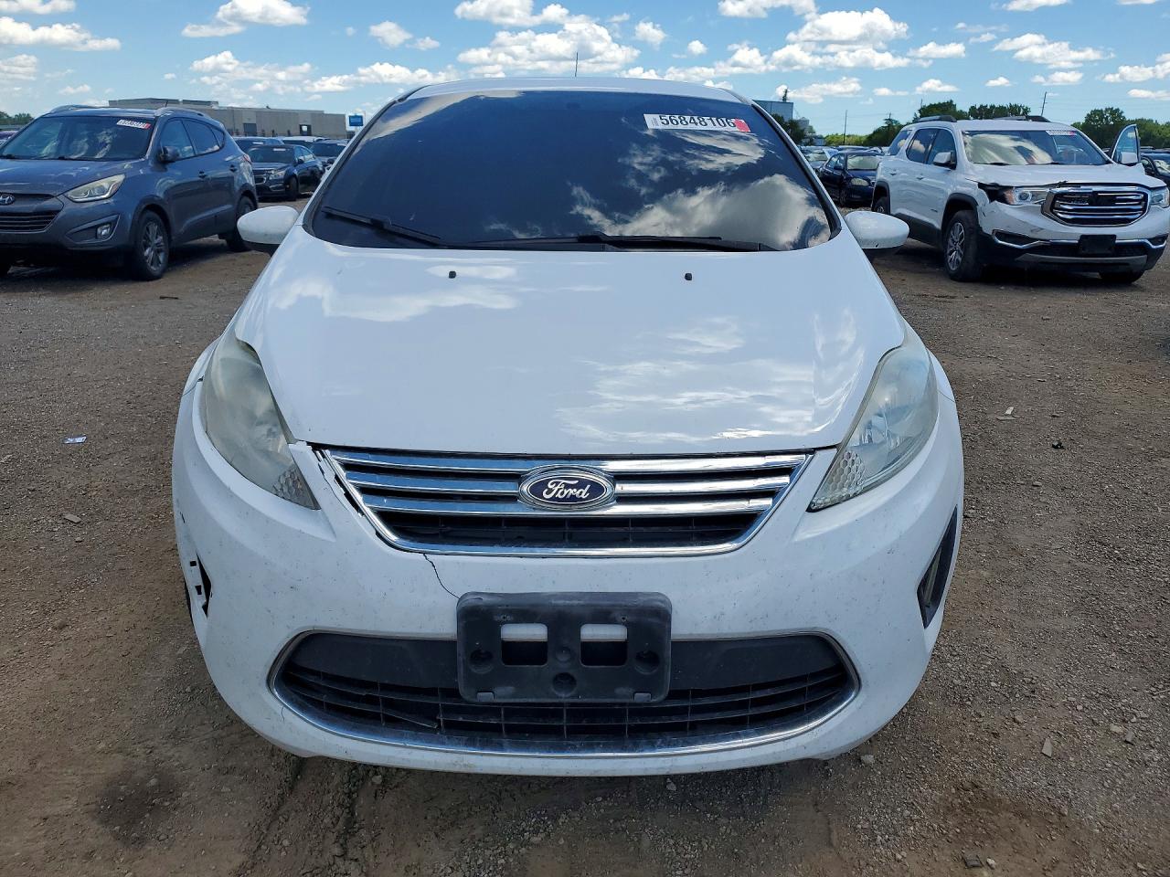 2012 Ford Fiesta Se White vin: 3FADP4BJ6CM173247