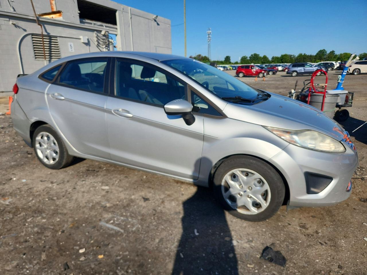 2012 Ford Fiesta Se Silver vin: 3FADP4BJ6CM184412