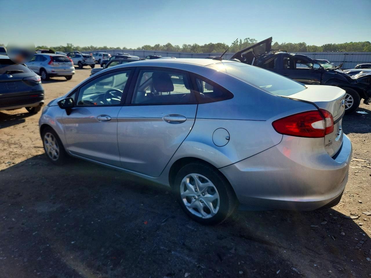 2012 Ford Fiesta Se Silver vin: 3FADP4BJ6CM184412