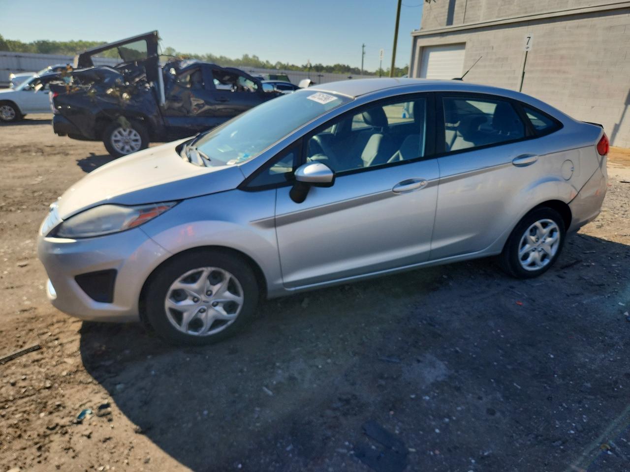 2012 Ford Fiesta Se Silver vin: 3FADP4BJ6CM184412