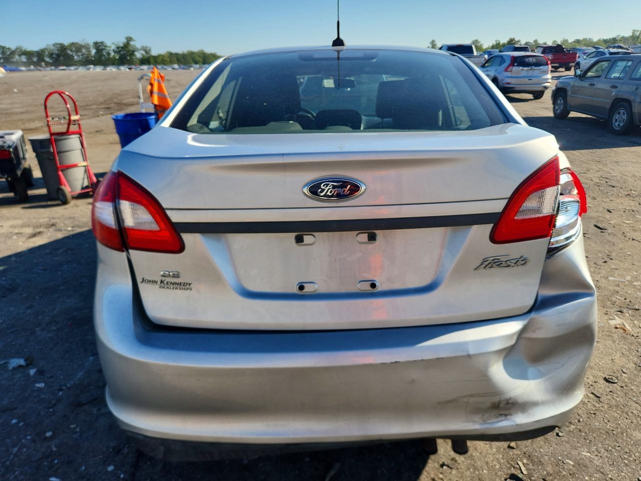 2012 Ford Fiesta Se Silver vin: 3FADP4BJ6CM184412