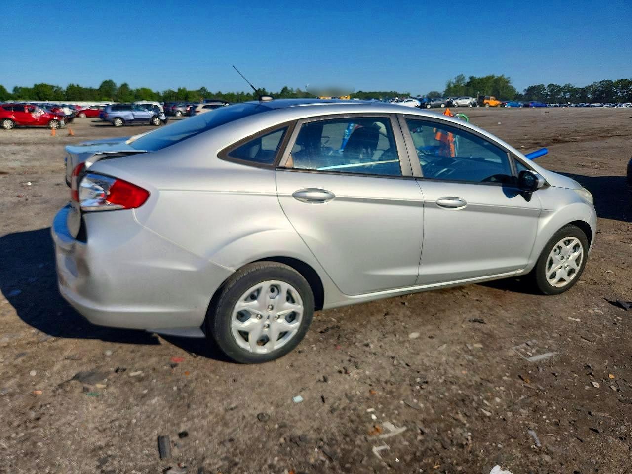 2012 Ford Fiesta Se Silver vin: 3FADP4BJ6CM184412