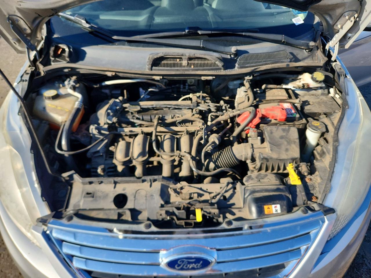 2012 Ford Fiesta Se Silver vin: 3FADP4BJ6CM184412