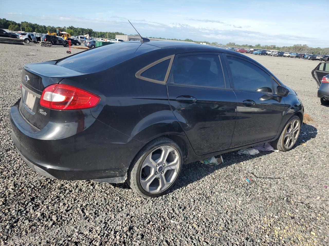 2012 Ford Fiesta Se Black vin: 3FADP4BJ6CM184605