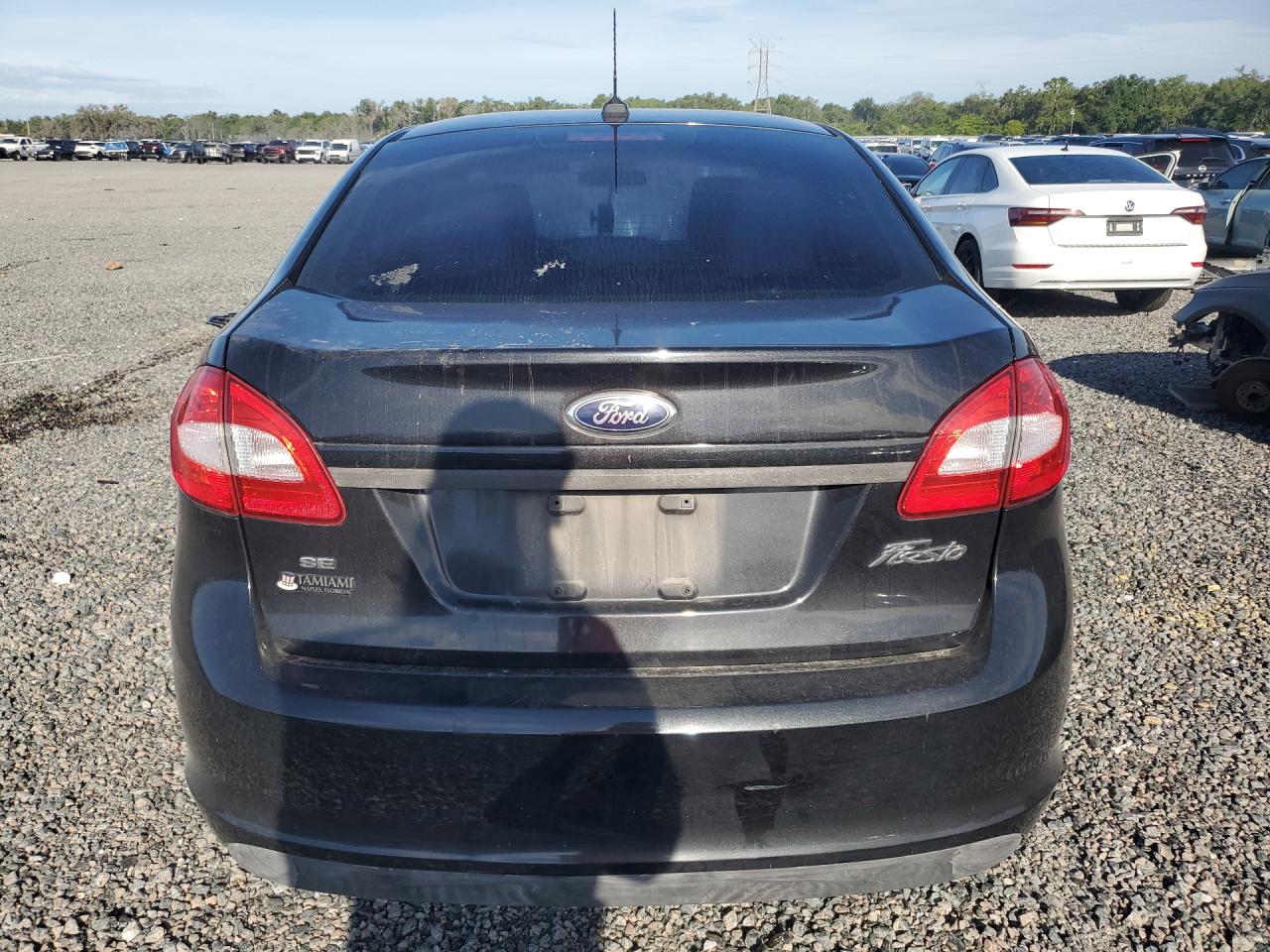 2012 Ford Fiesta Se Black vin: 3FADP4BJ6CM184605