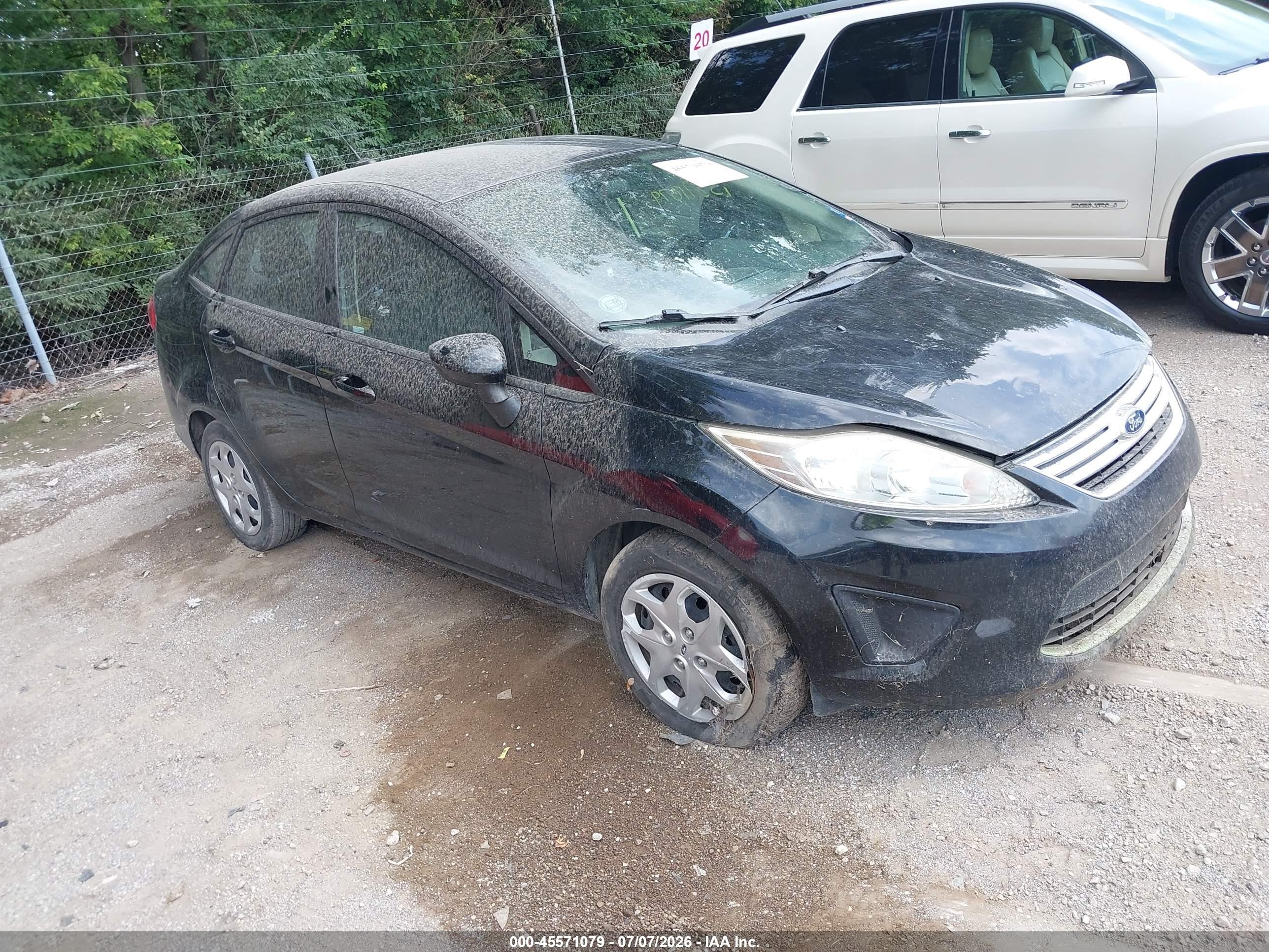 2012 Ford Fiesta Se Black vin: 3FADP4BJ6CM198780